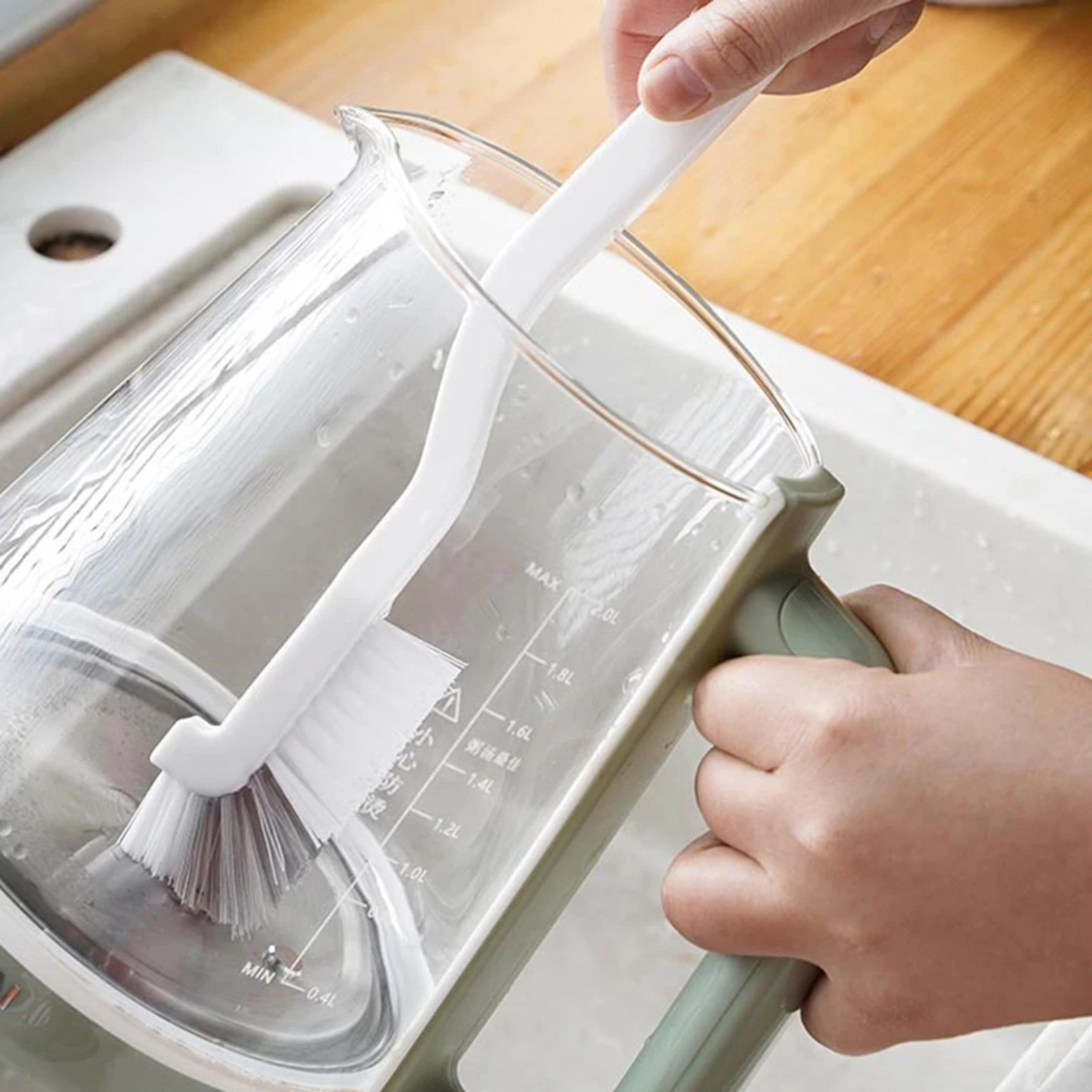 Long Handle Sink Cleaning Brush For Kitchen And Bathroom Deep Cleaning 4