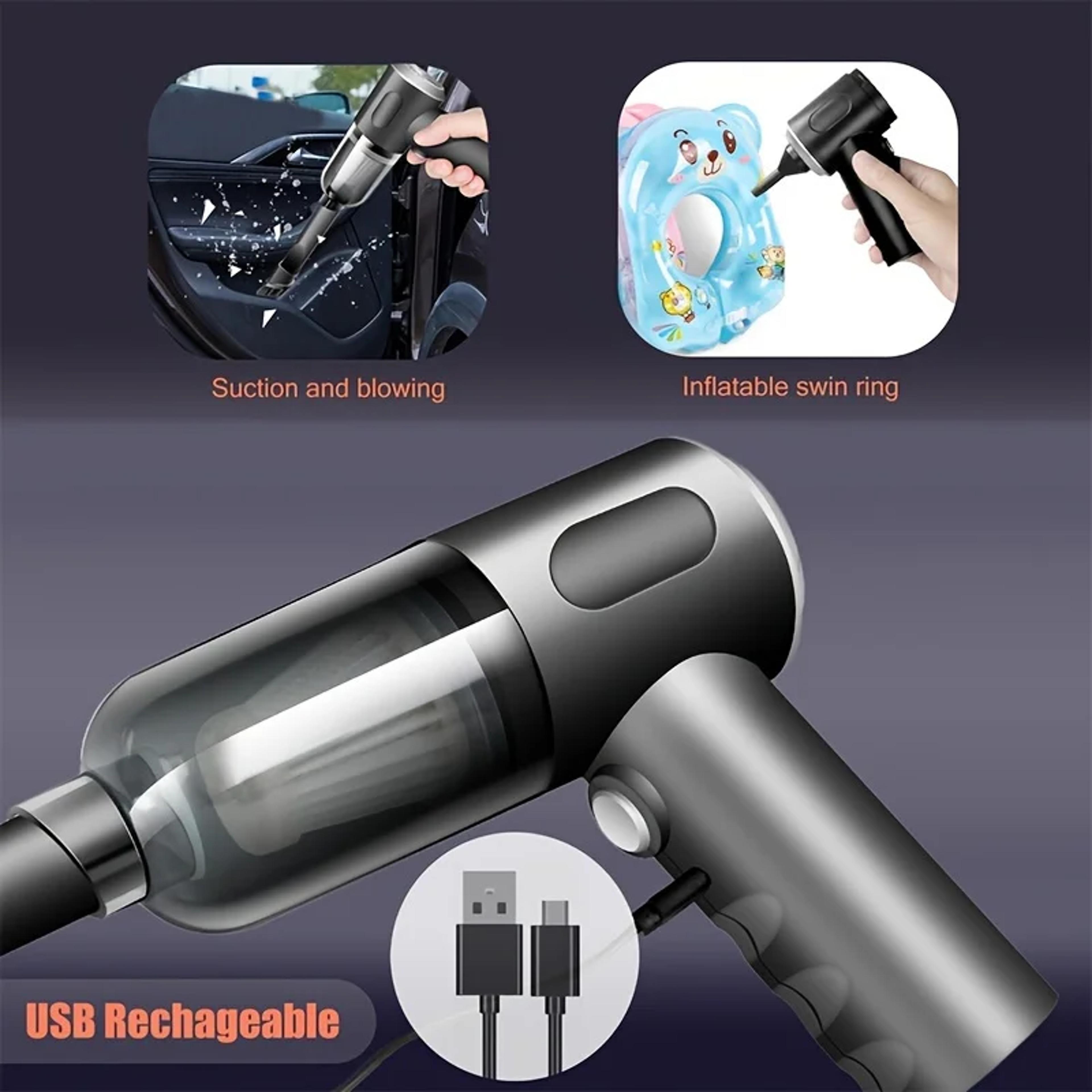 PowerMax Cordless Car Vacuum Wet Dry Handheld Vacuum Cleaner With Fast Rechargeable Battery 2