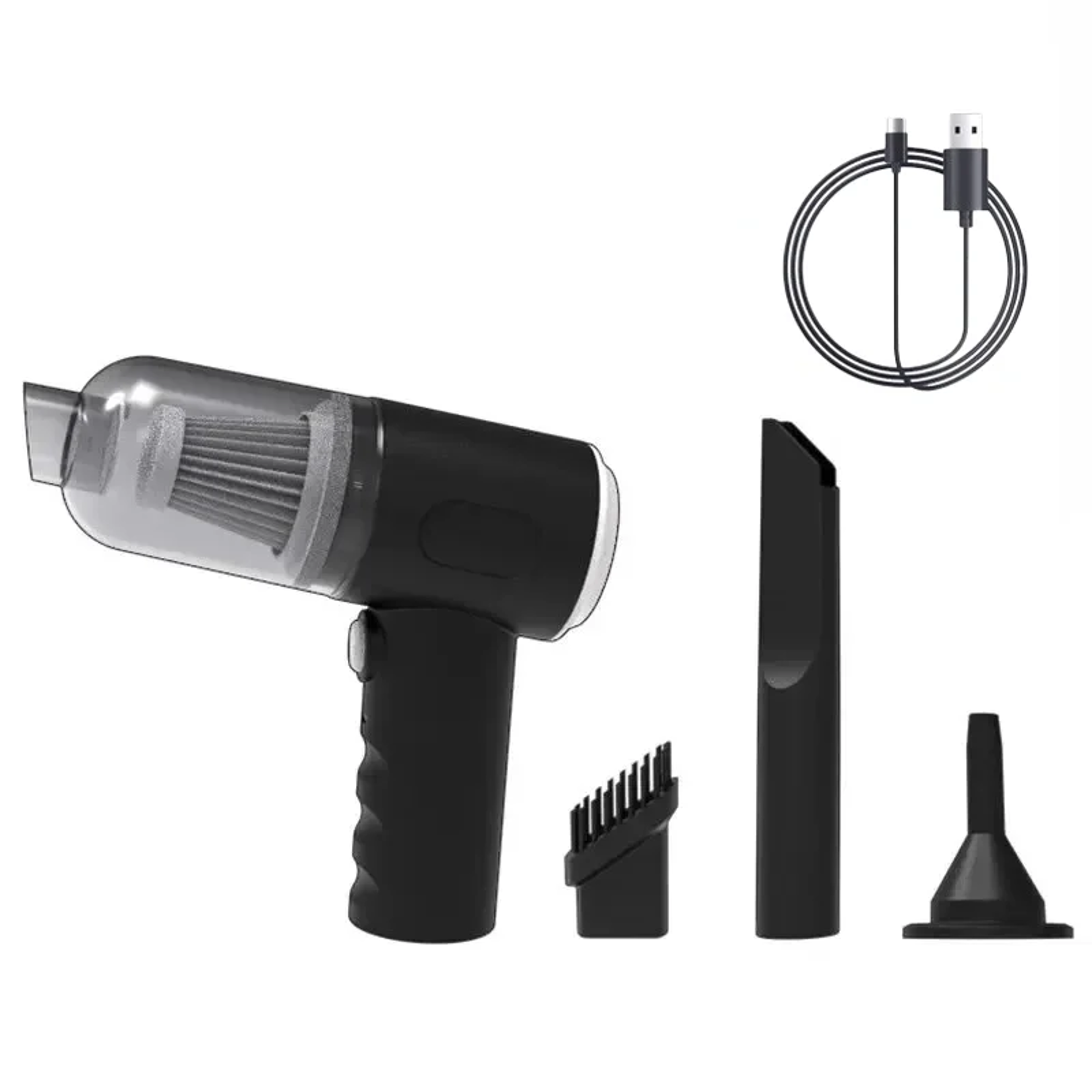 cordless car vacuum cleaner usb rechargeable mini & wet dry handheld vacuum