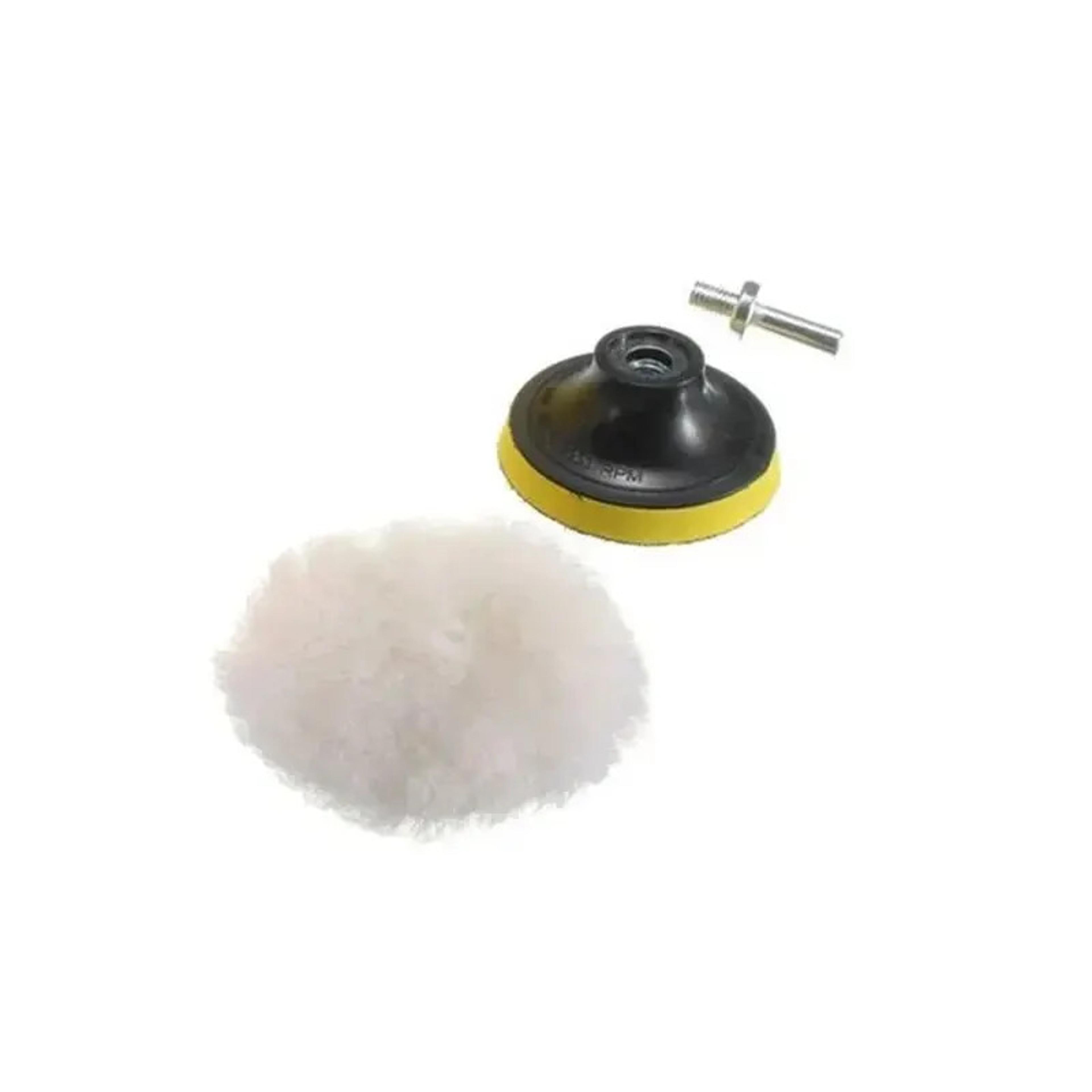 Electric Car Polishing Kit With Foam Polishing Pads And Drill Buffing Attachment Set 3