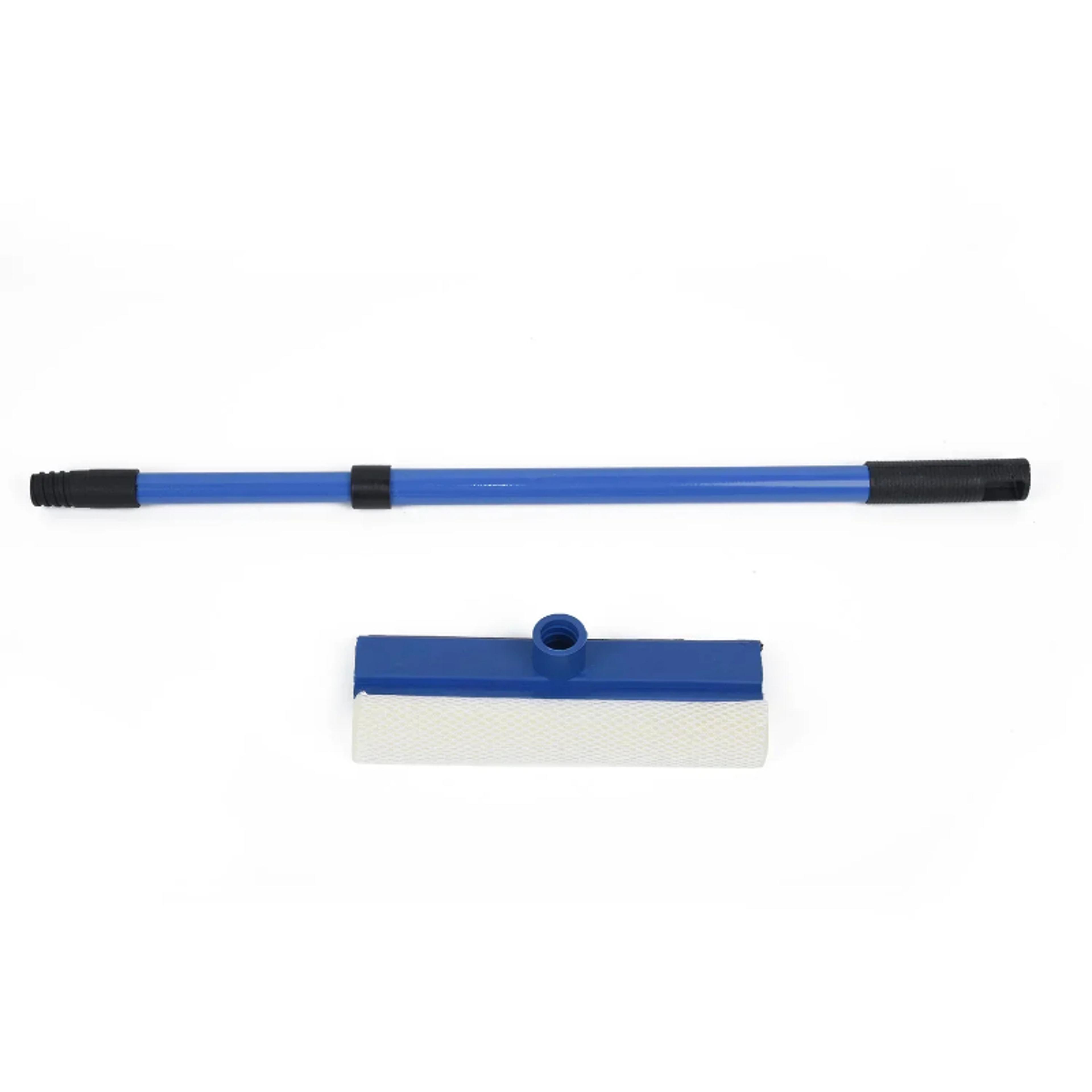 Window Cleaner Tool With Telescopic Window Cleaner Handle And Sponge Squeegee 3