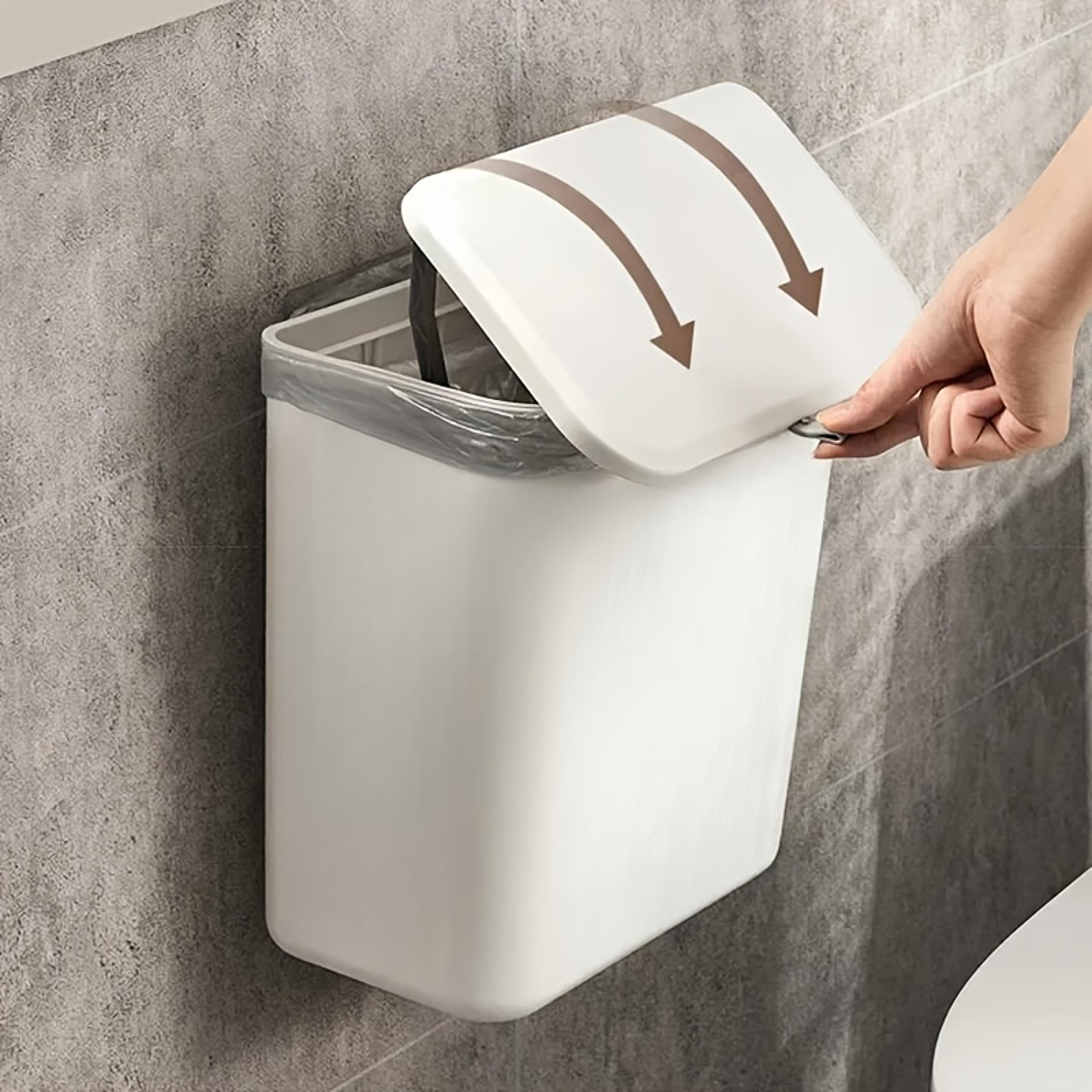Space Saving Wall Mounted Trash Can For Kitchen Cabinet And Bathroom 2