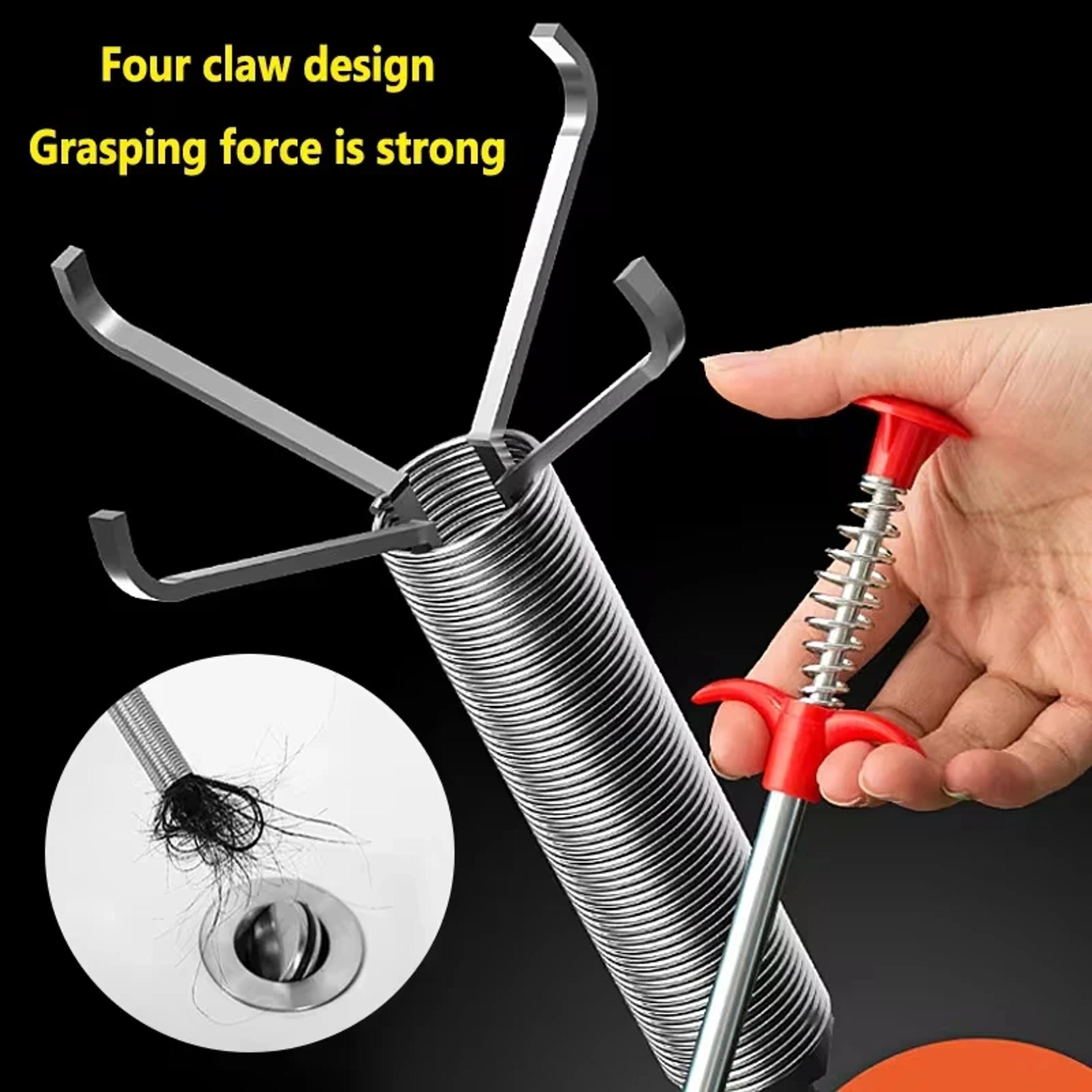 Drain Snake Clog Remover Flexible Drain Cleaning Tool For Kitchen  Bathroom Sinks 1