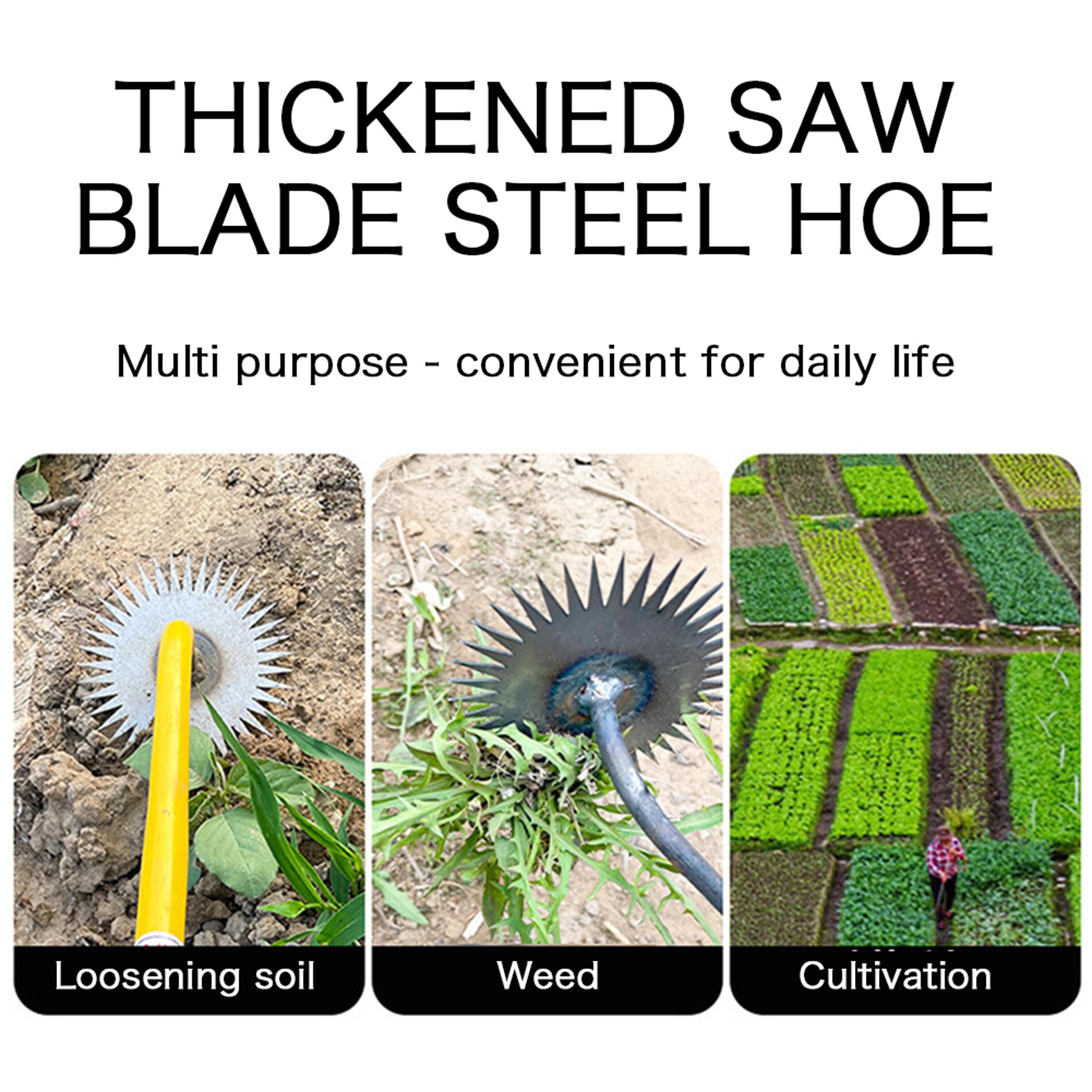 Manual Weed Remover Garden Hoe Rake Hand Weeder For Easy Lawn Care 4