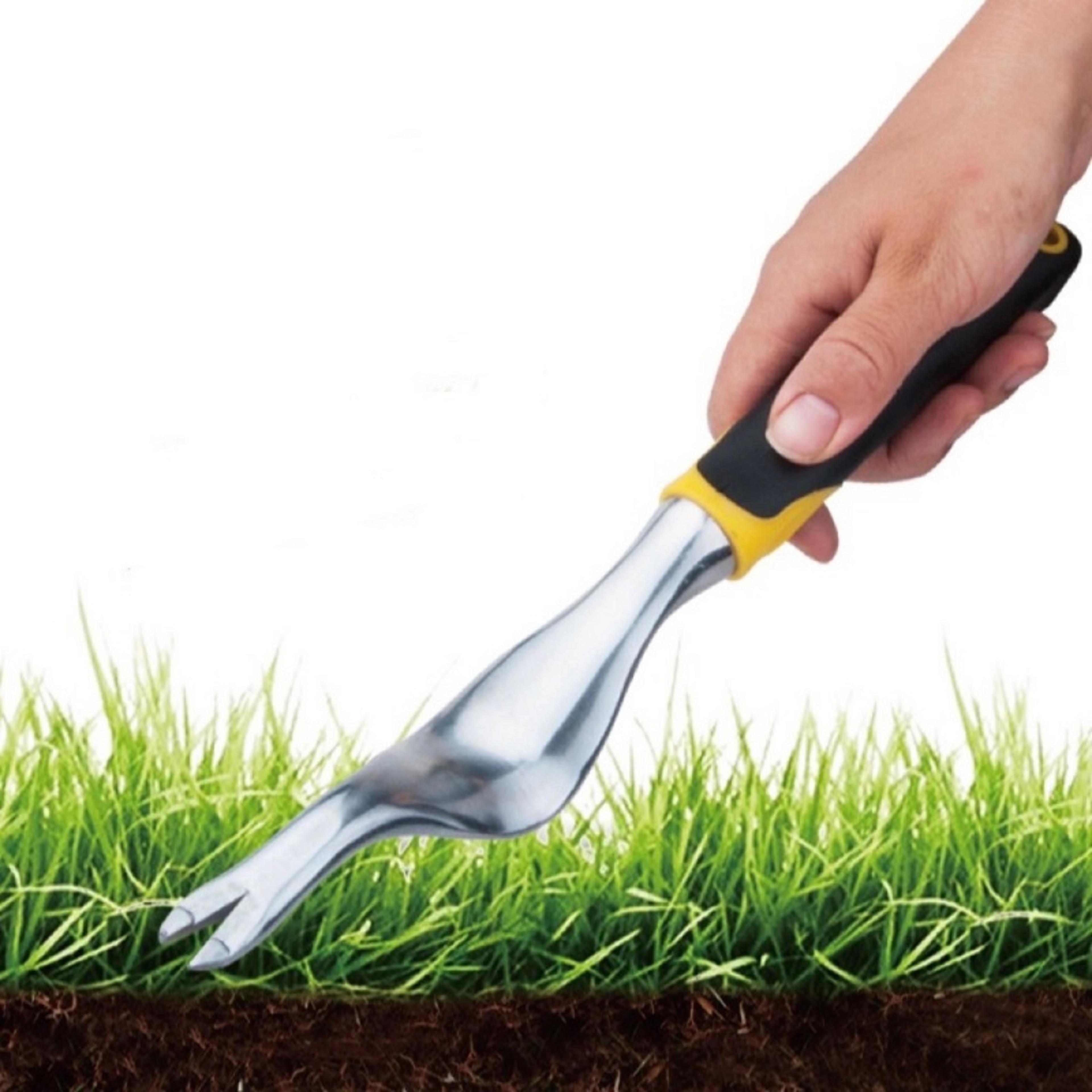 Premium Hand Weeder Tool With Ergonomic Handle For Easy Weed Removal  Garden Root Pulling 0