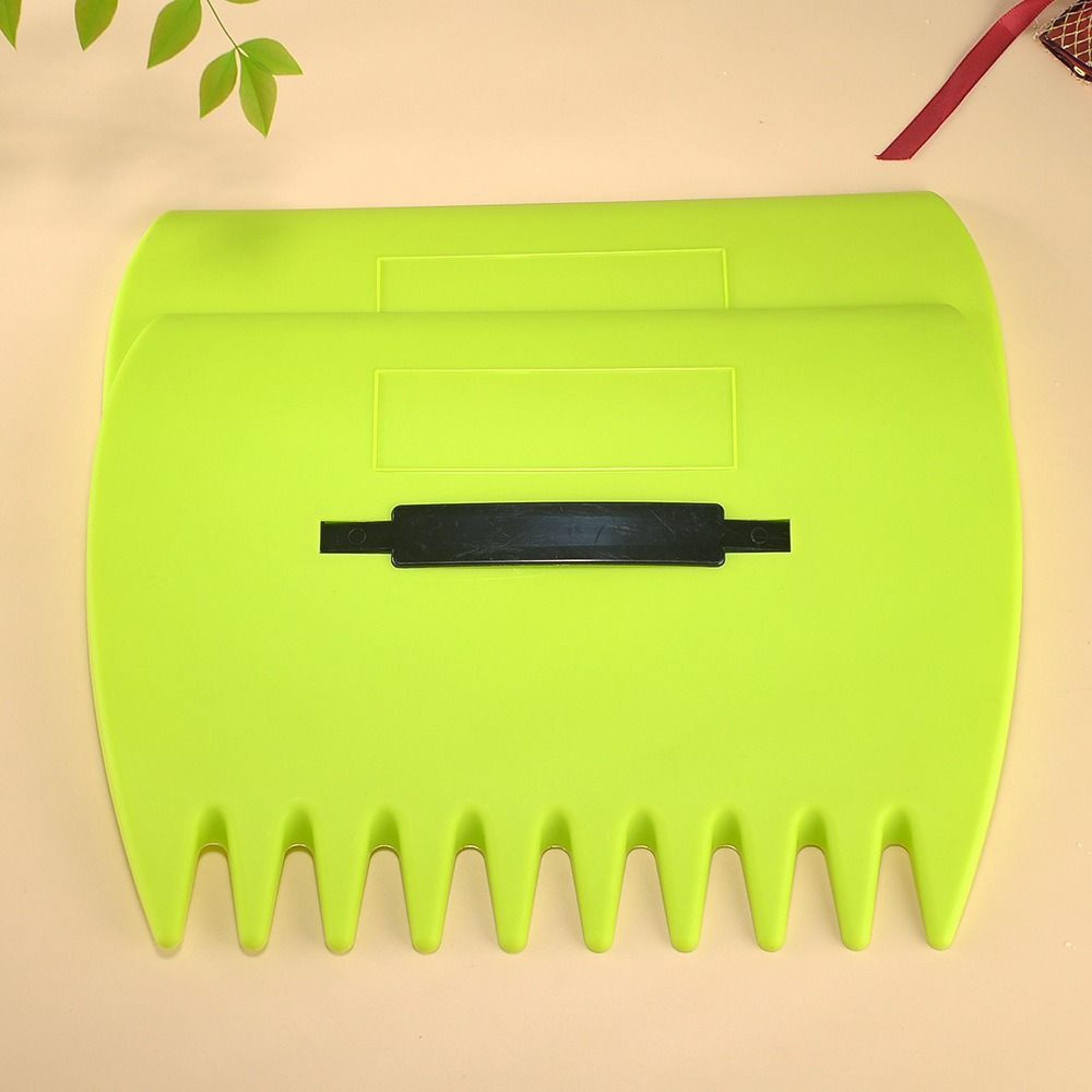 Large Leaf Scoops Hand Rake Set For Fast Yard Cleanup  Garden Leaf Collection 1
