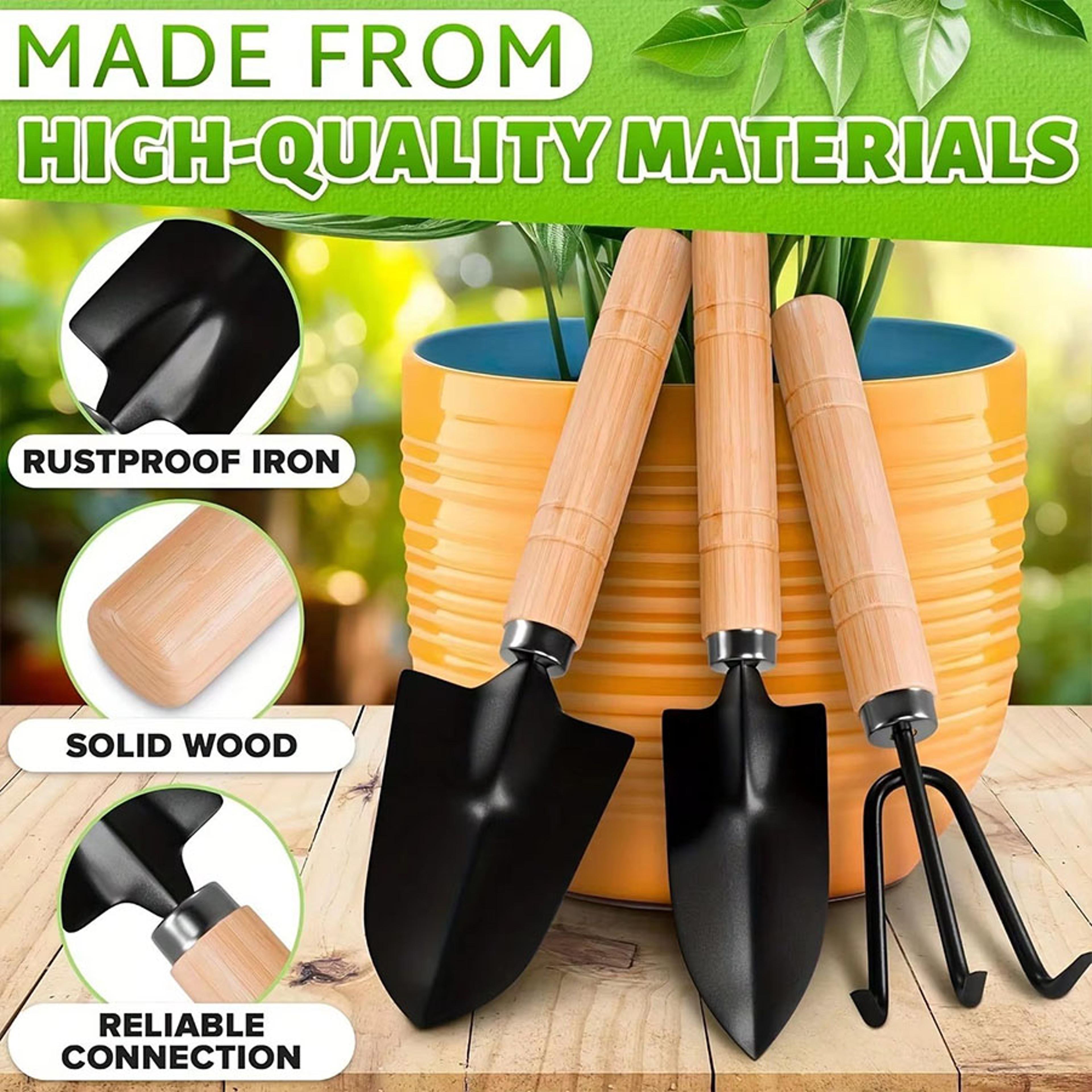 Mini Garden Tools Set For Bonsai Succulents  Indoor Plant Transplanting 3