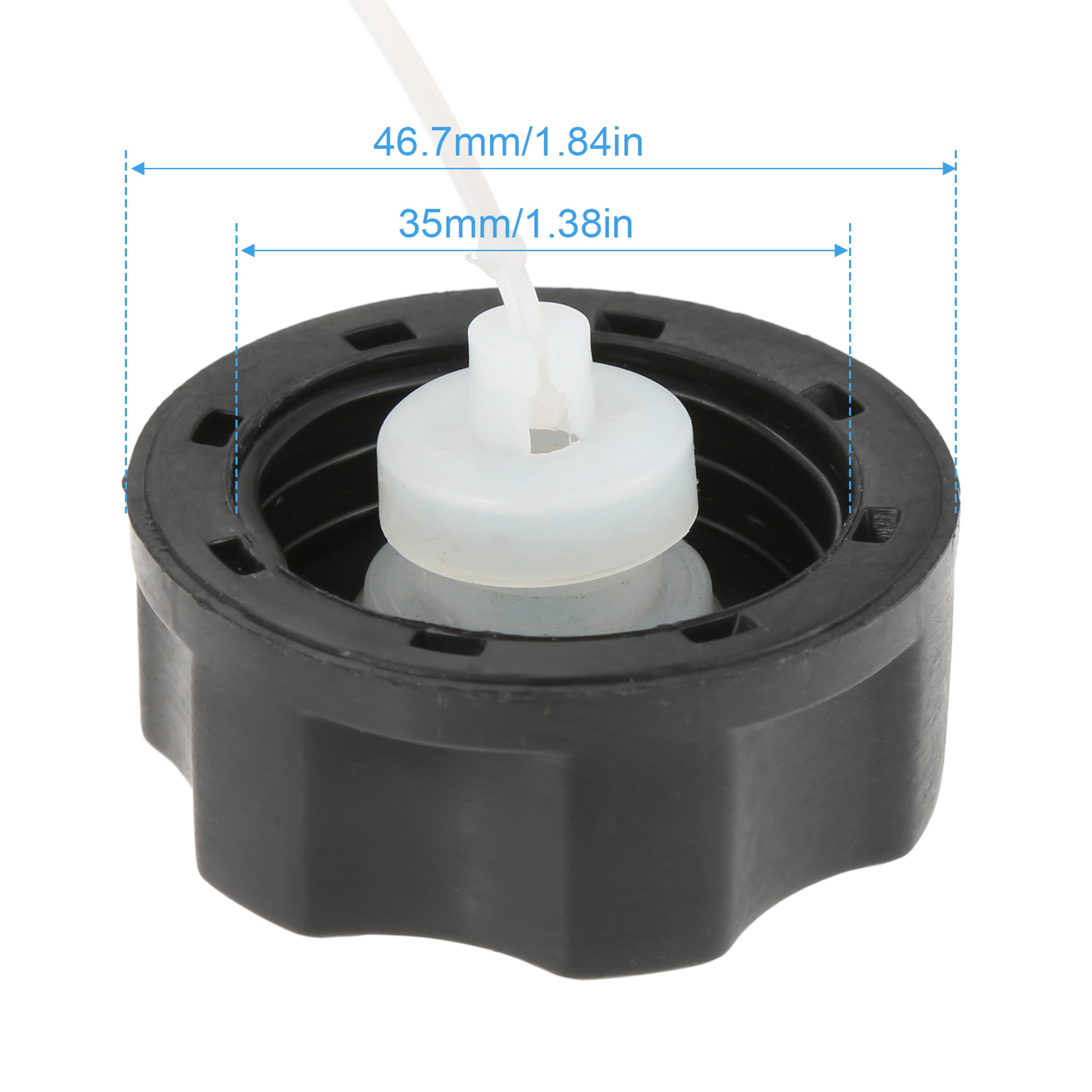 universal brushcutter fuel tank cap replacement for  grass trimmer, lawn mower & chainsaw