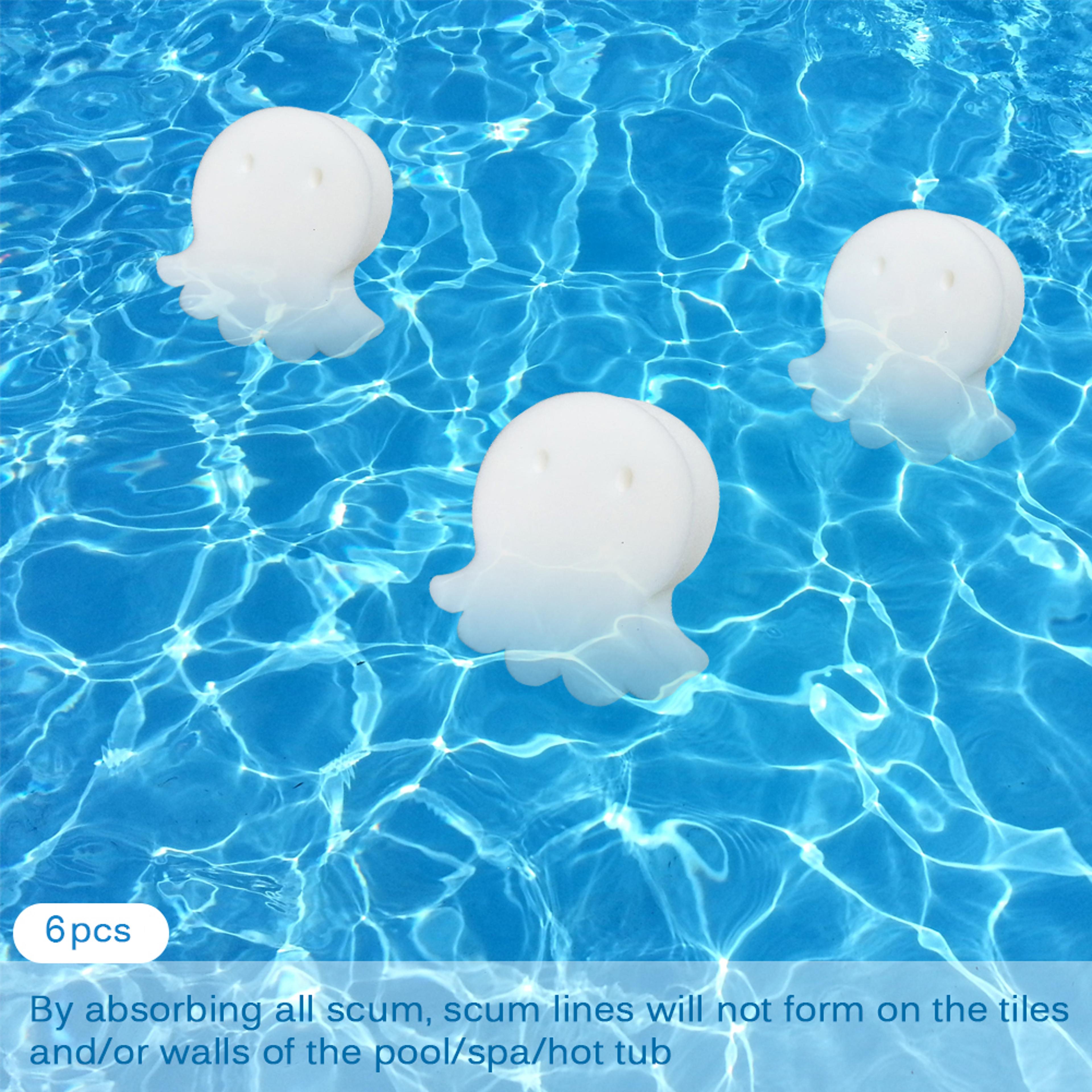 Pool Oil Absorbing Octopus Sponge Floating Scum Remover For Pools Hot Tubs  Spas 2