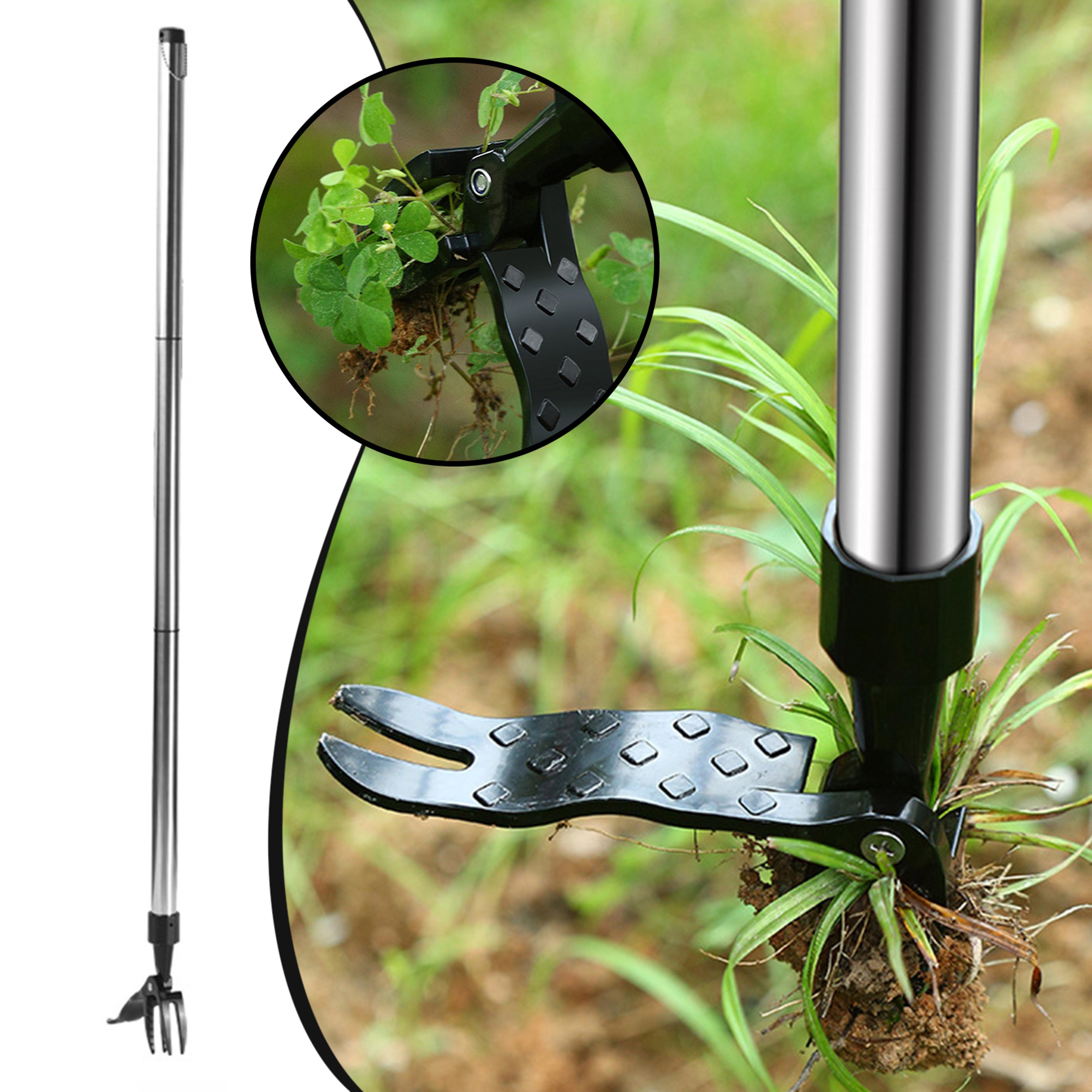 Heavy Duty Stand Up Weed Puller With Claw Weed Remover For Easy Root Removal 2