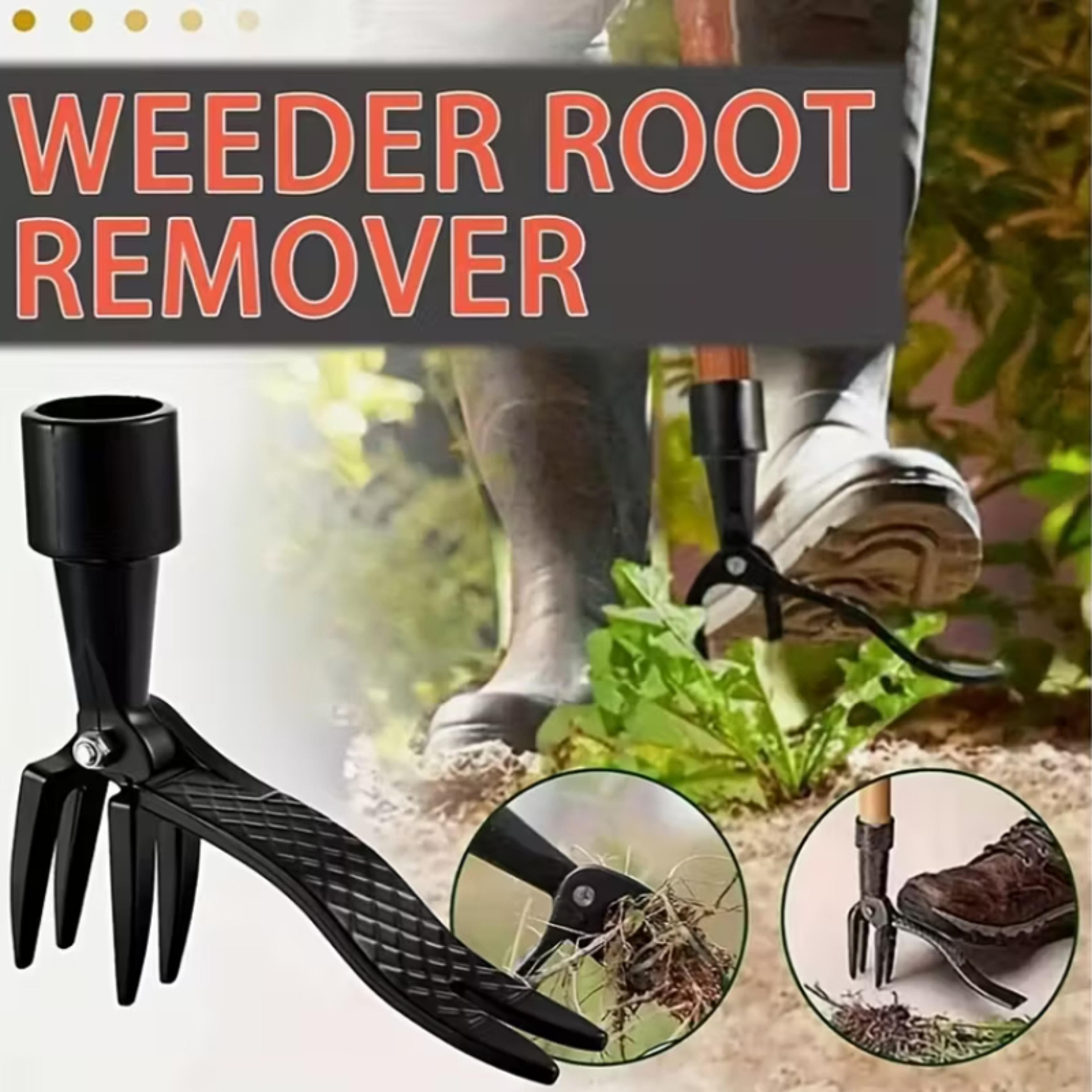 Heavy Duty Stand Up Weed Puller With Adjustable Height Claw Weed Puller Tool For Easy Root Removal 1