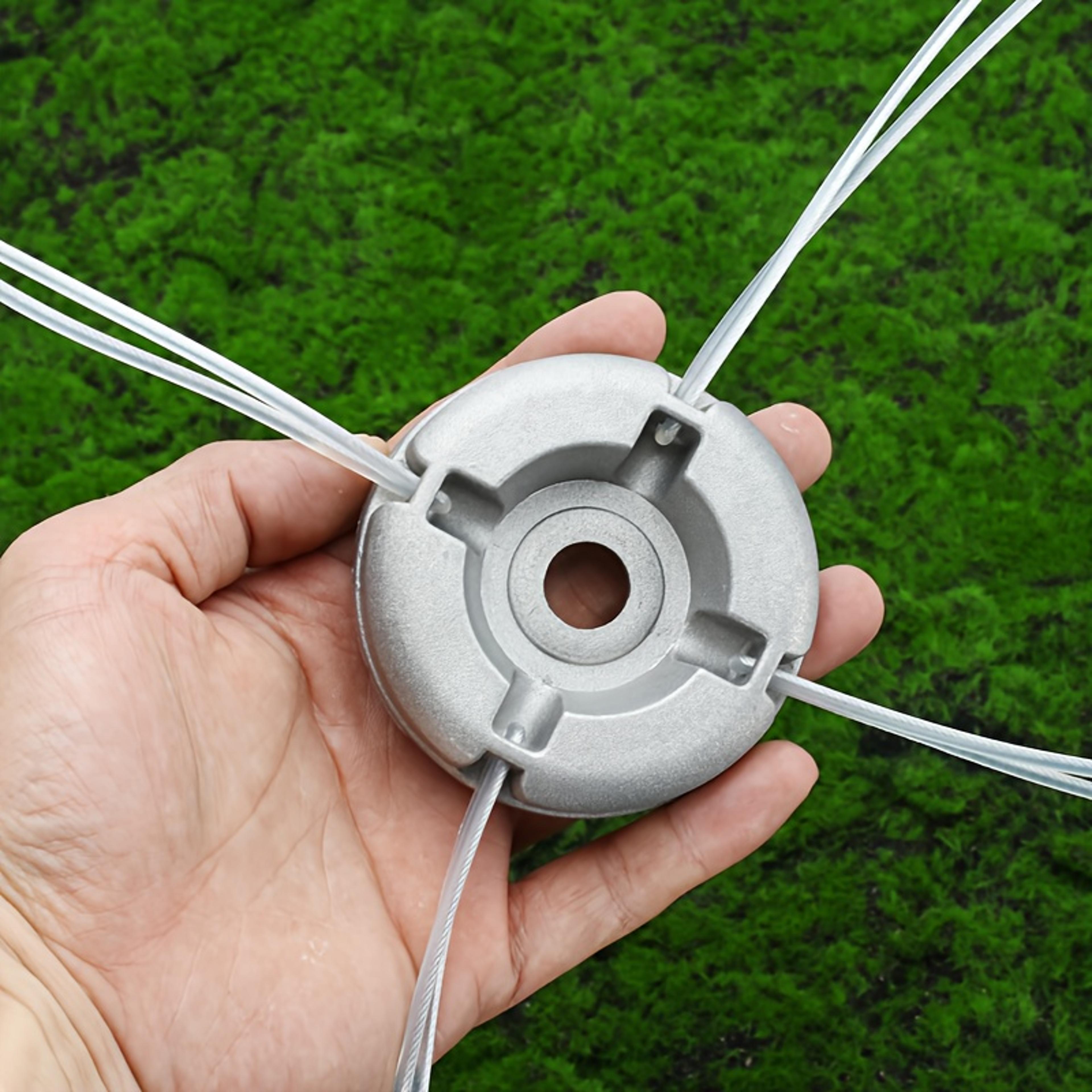 Universal Weed Trimmer Head Aluminum String Trimmer Head With Nylon Line Replacement 3