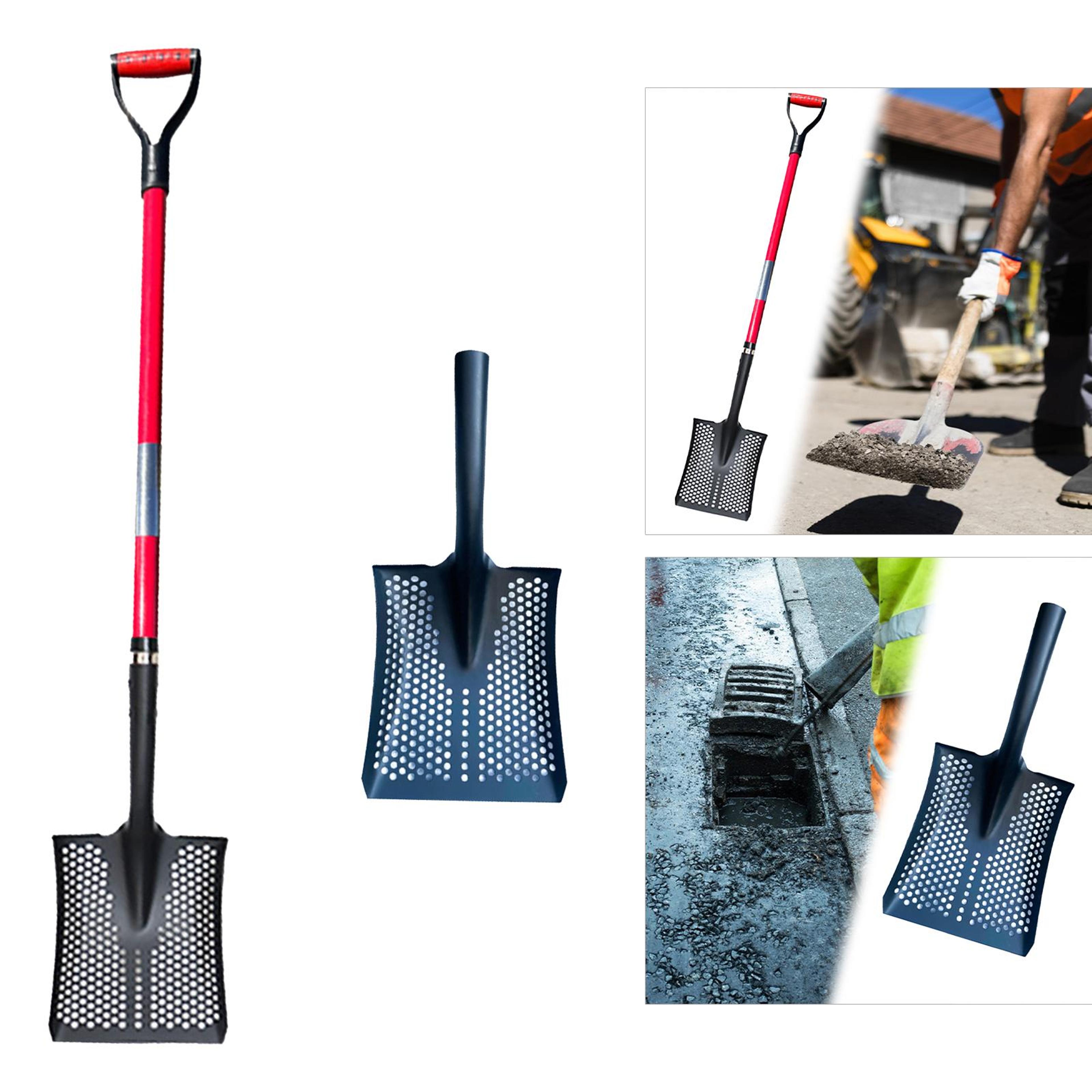 Heavy Duty Soil Sifter Shovel Head Garden Sieve For Soil Screening Rocks  Yard Cleanup 3
