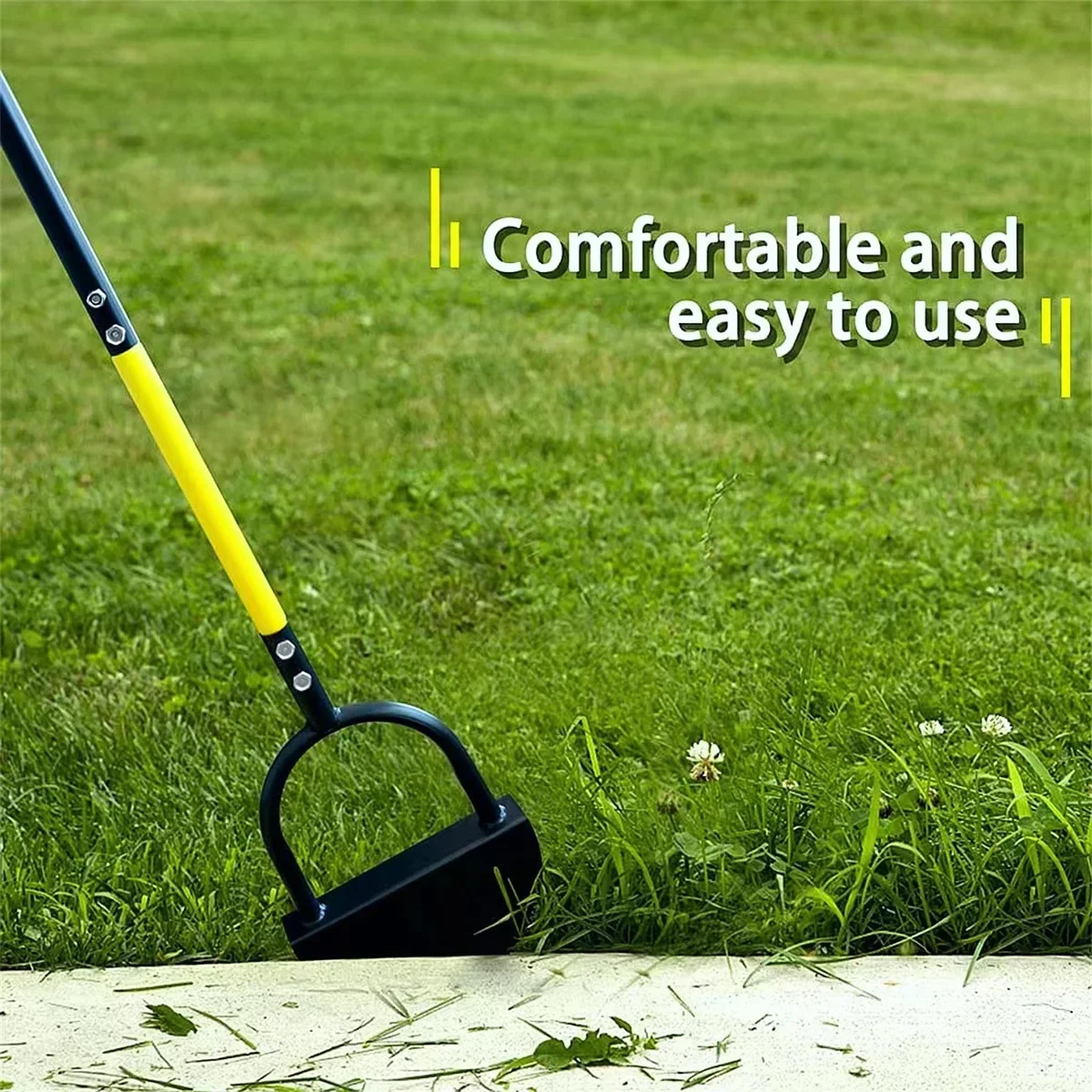 Half Moon Garden Edger Tool With Serrated Blade  Footplate For Lawn Border Landscaping 1