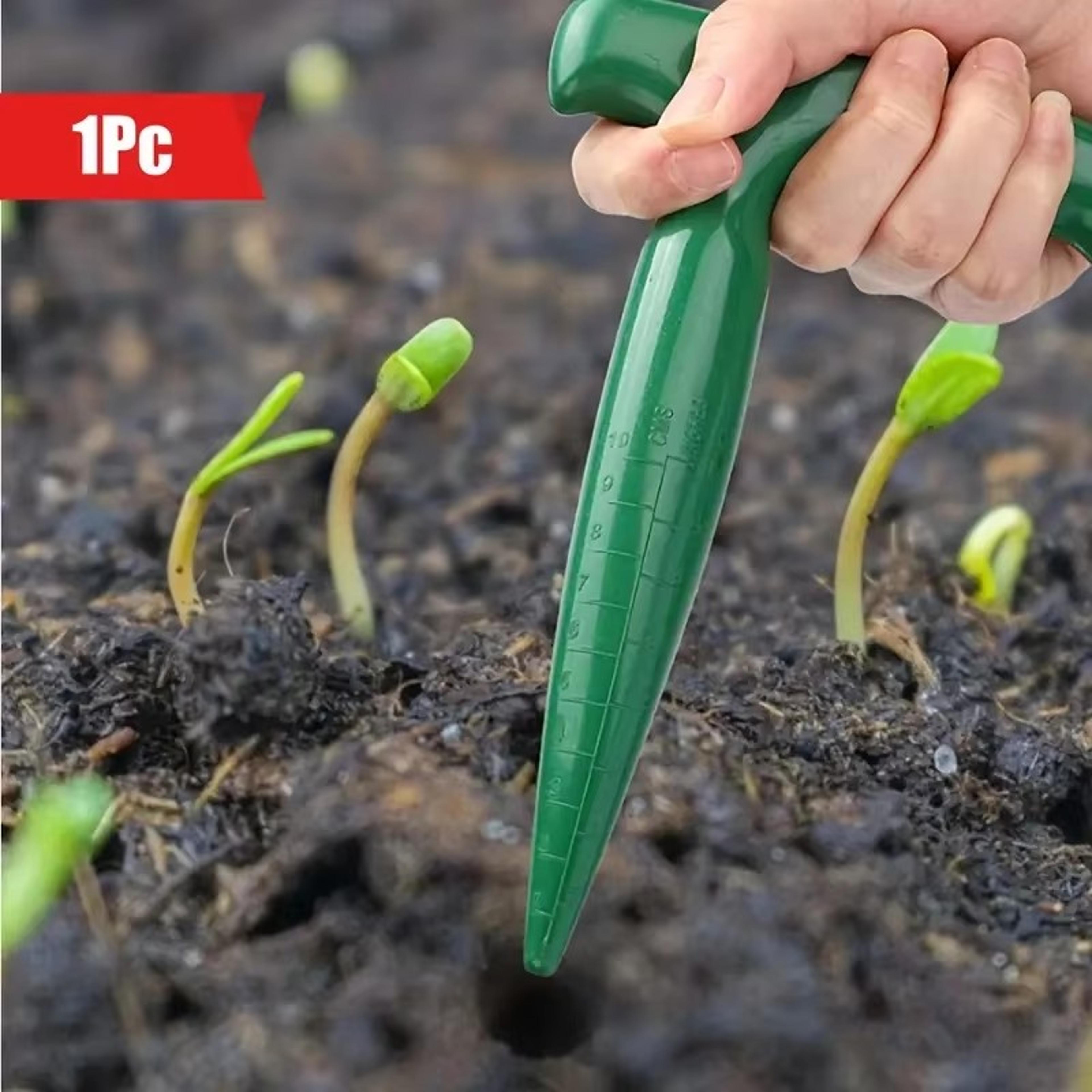Precision Seed Planter Tool For Easy Soil Hole Punching  Garden Seeding 5