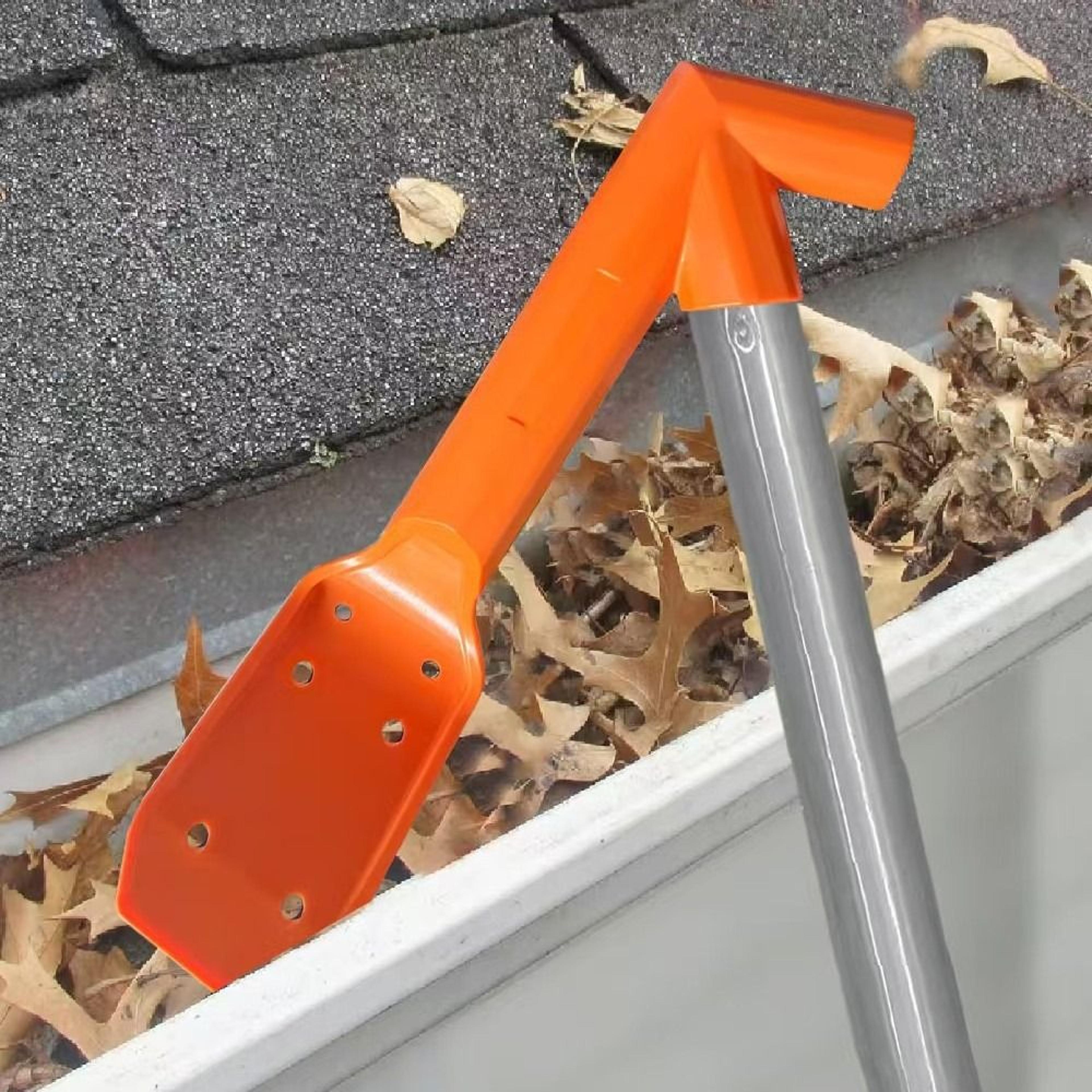 Long Handle Drain Cleaning Tool For Gutters Pipes  Outdoor Drains Ergonomic Gutter Cleaning Tool 3