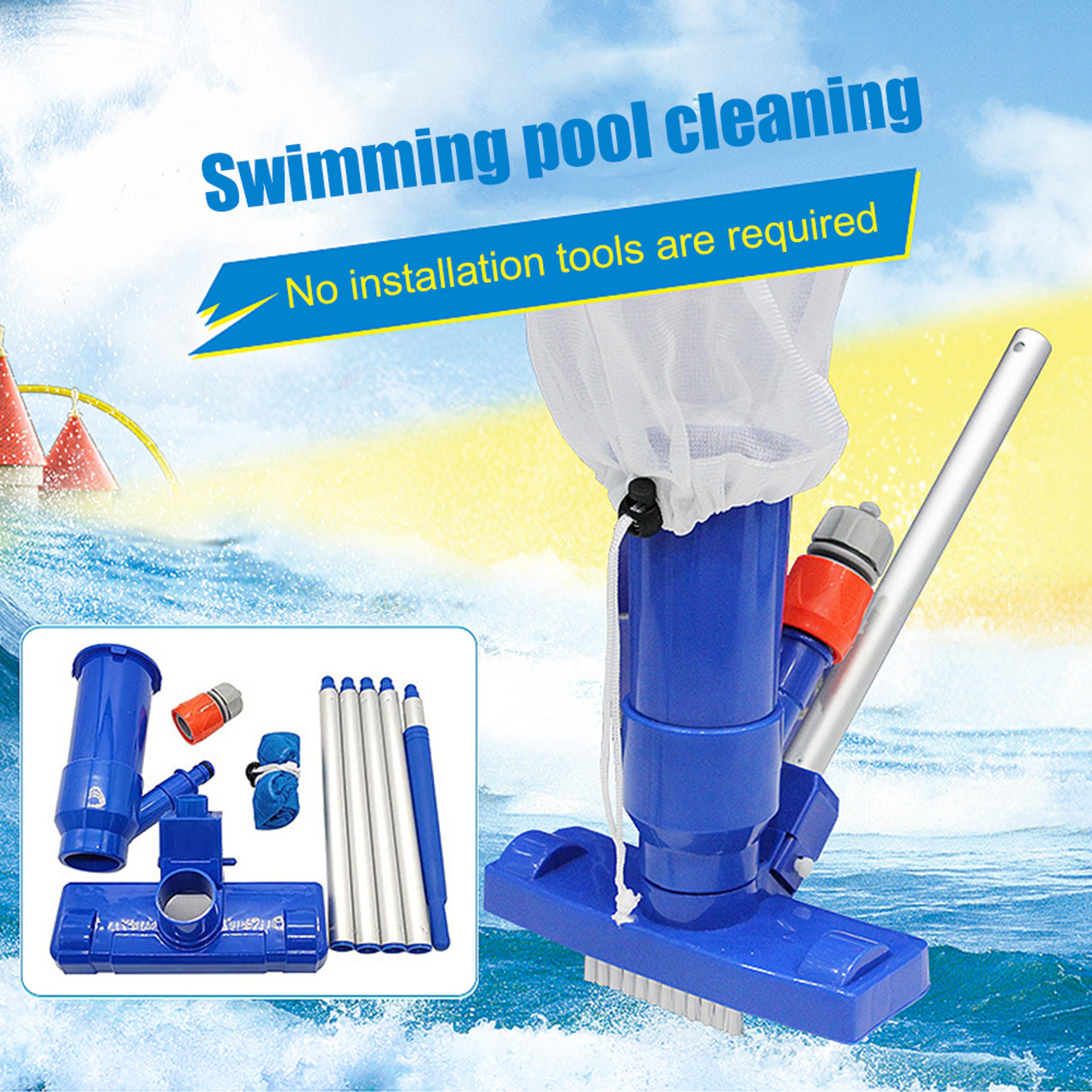 Portable Pool Vacuum Jet Cleaning Kit With Handle For Ponds Fountains  Above Ground Pools 1
