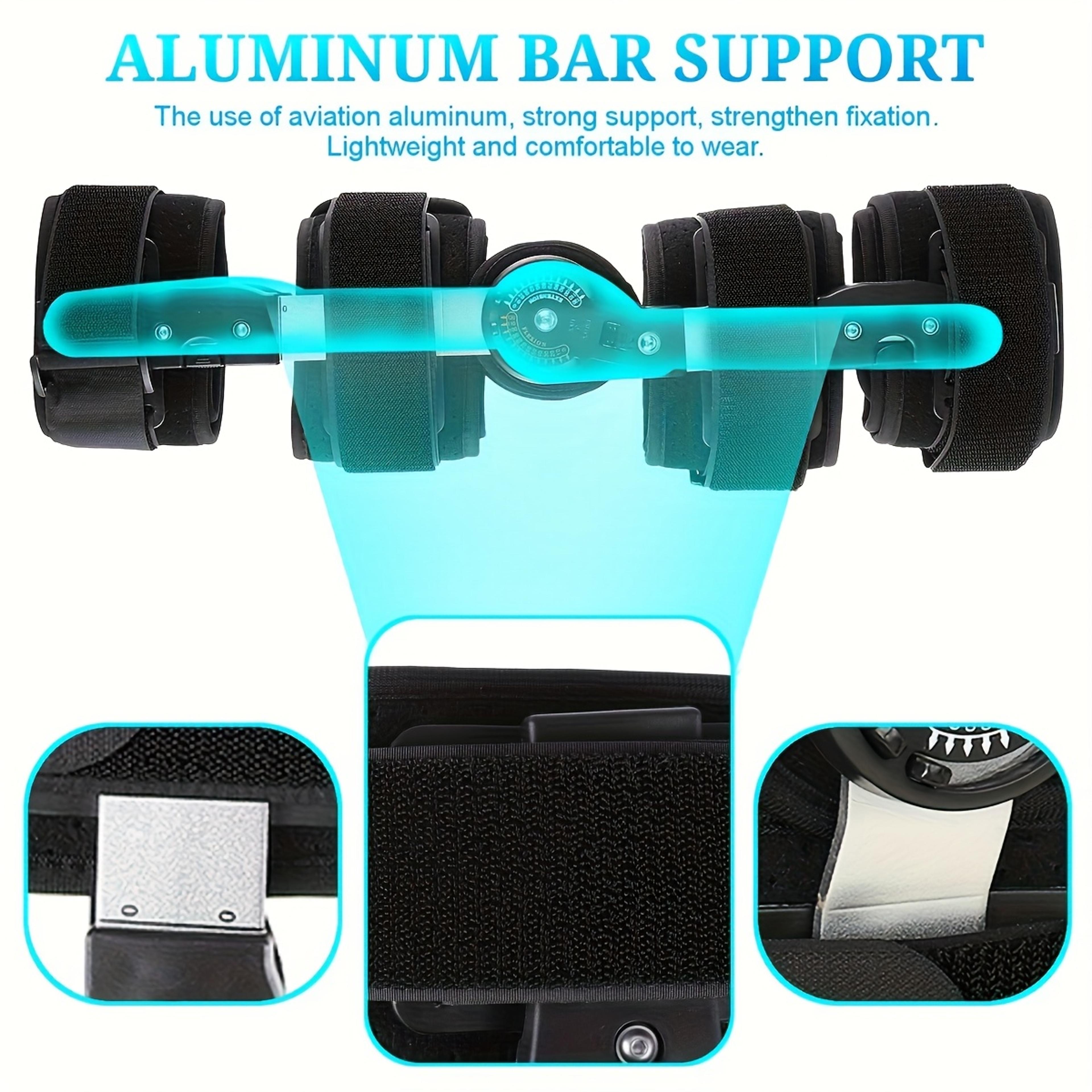 Adjustable Hinged Knee Brace With Button SpongeLined For Comfort Stabilizer For Injury Recovery 4