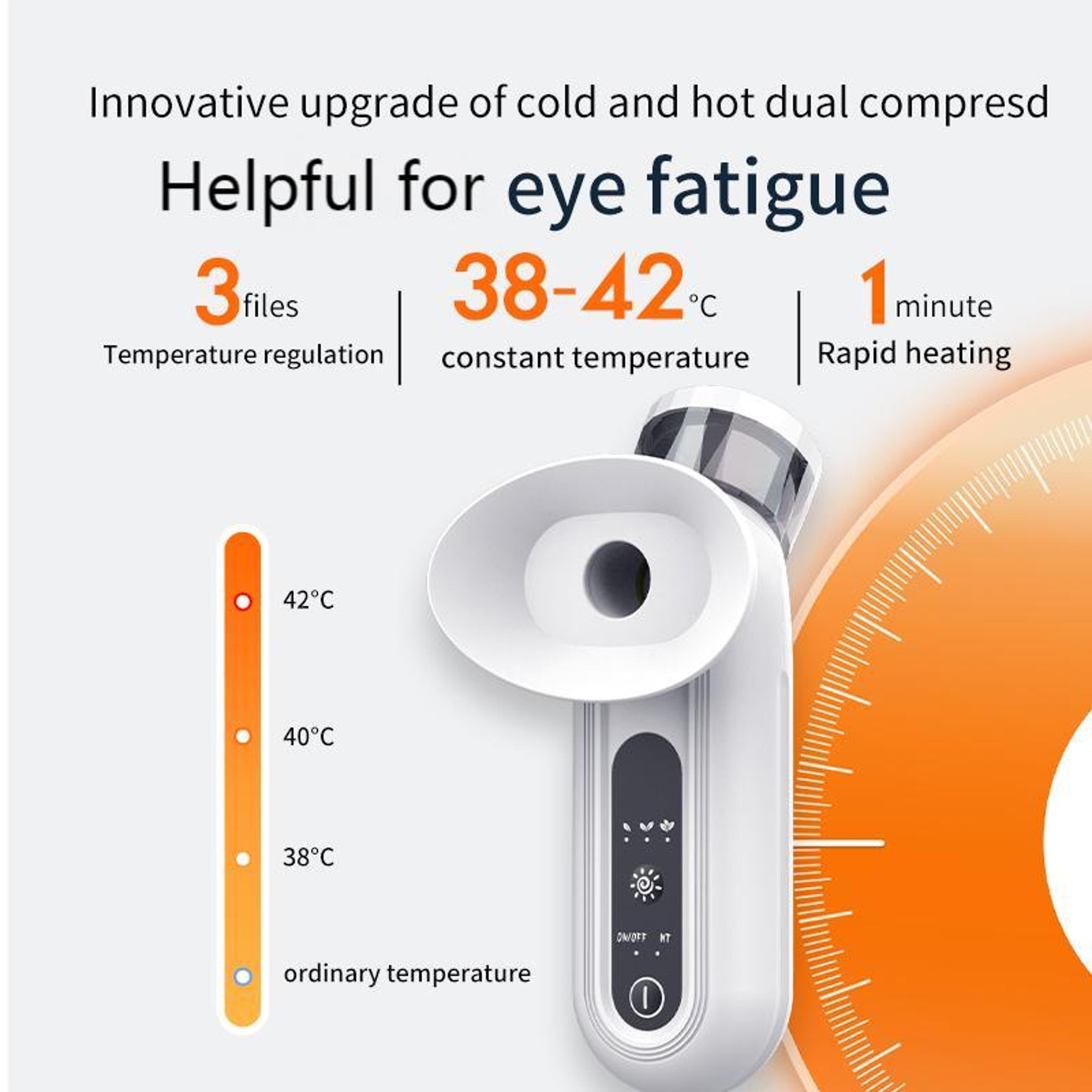 Heated Nano Eye Mist Steamer Wand Portable Eye Steamer For Dry Eyes With Warm Compress And Moisturi 1