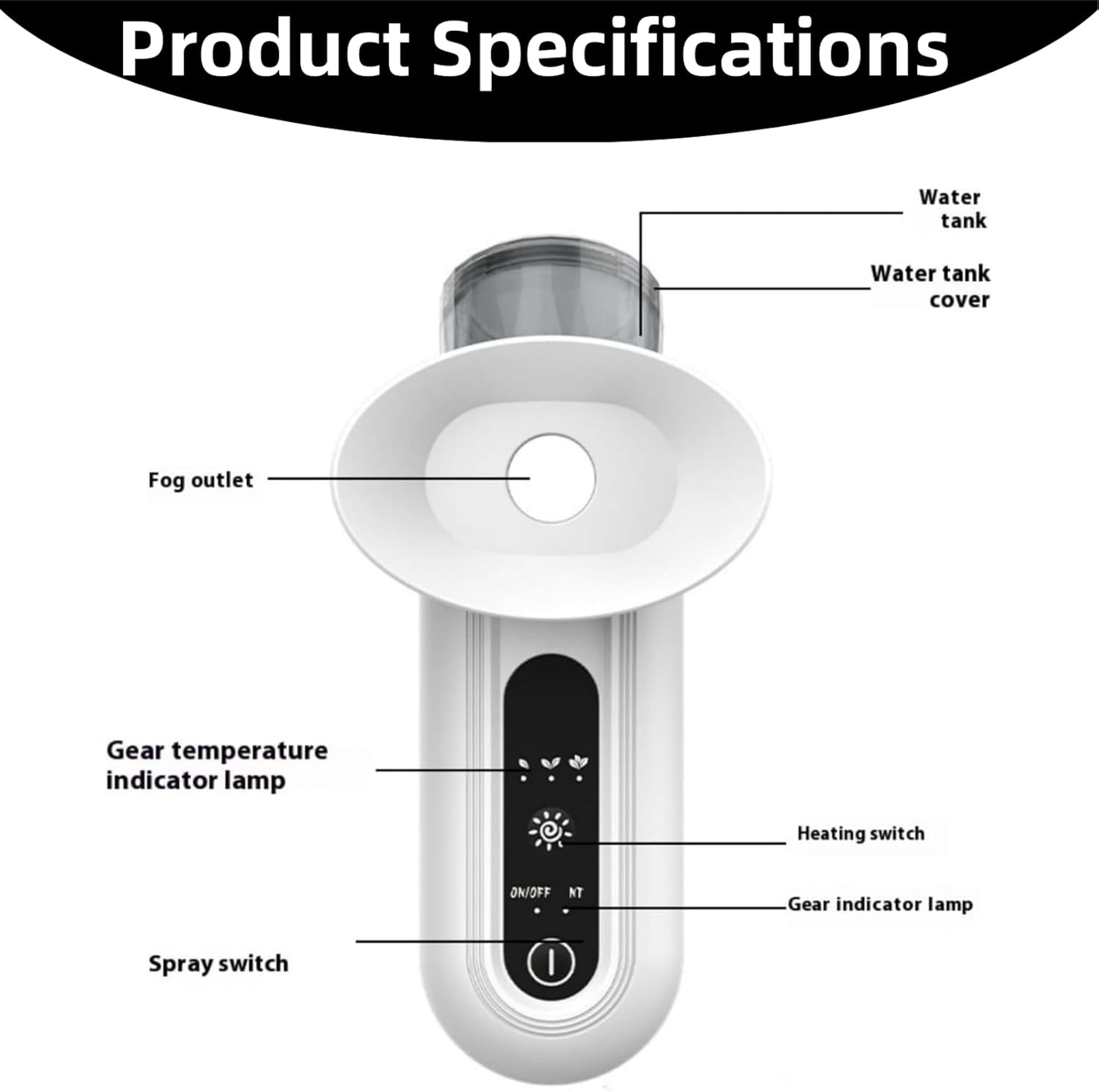 Heated Nano Eye Mist Steamer Wand Portable Eye Steamer For Dry Eyes With Warm Compress And Moisturi 5