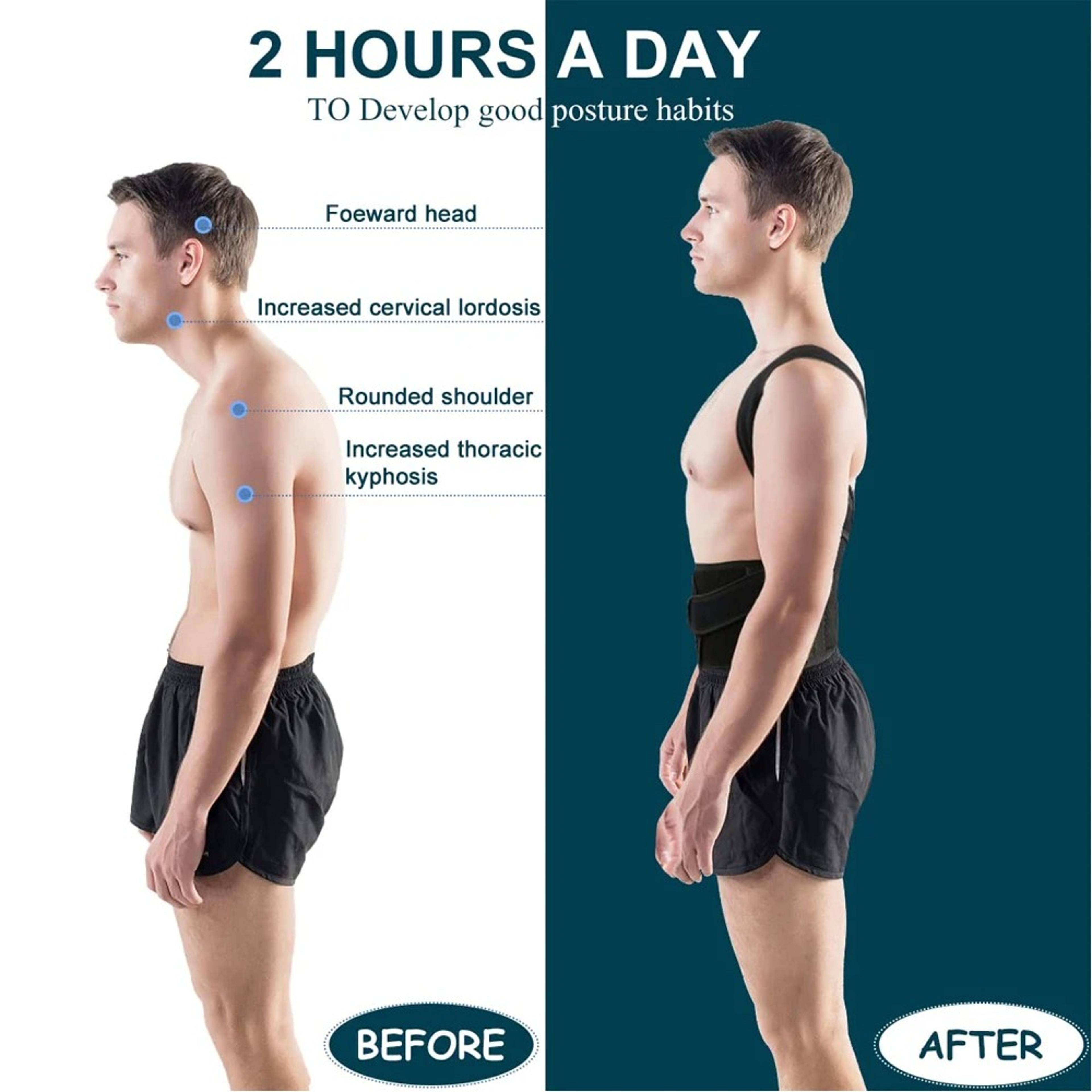 Adjustable Posture Corrector Back Brace For Men And Women Breathable Posture Corrector And Back Bra 1