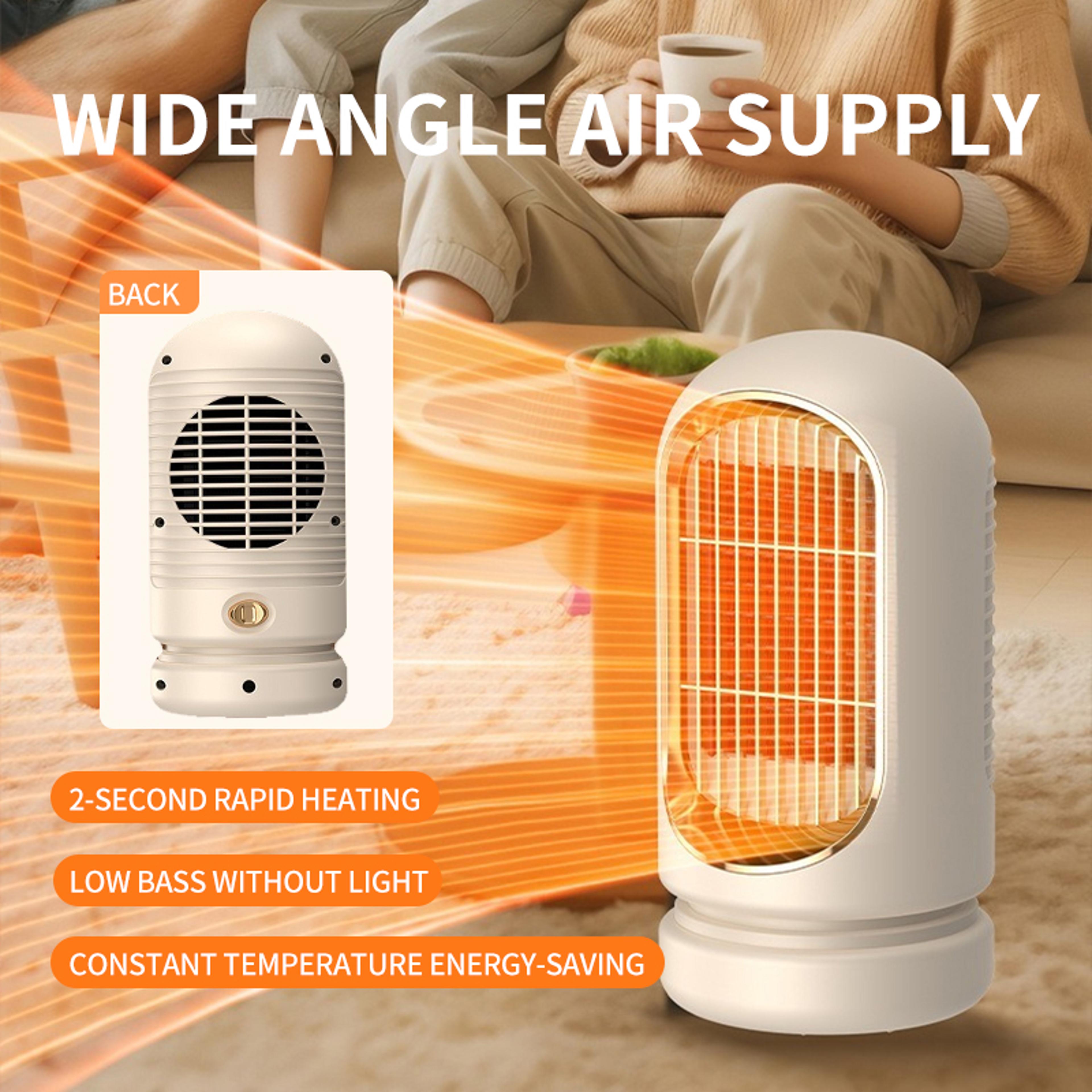 Portable Space Heater With PTC Ceramic Heater Technology Fast Quiet Mini Electric Heater For Desk B 1