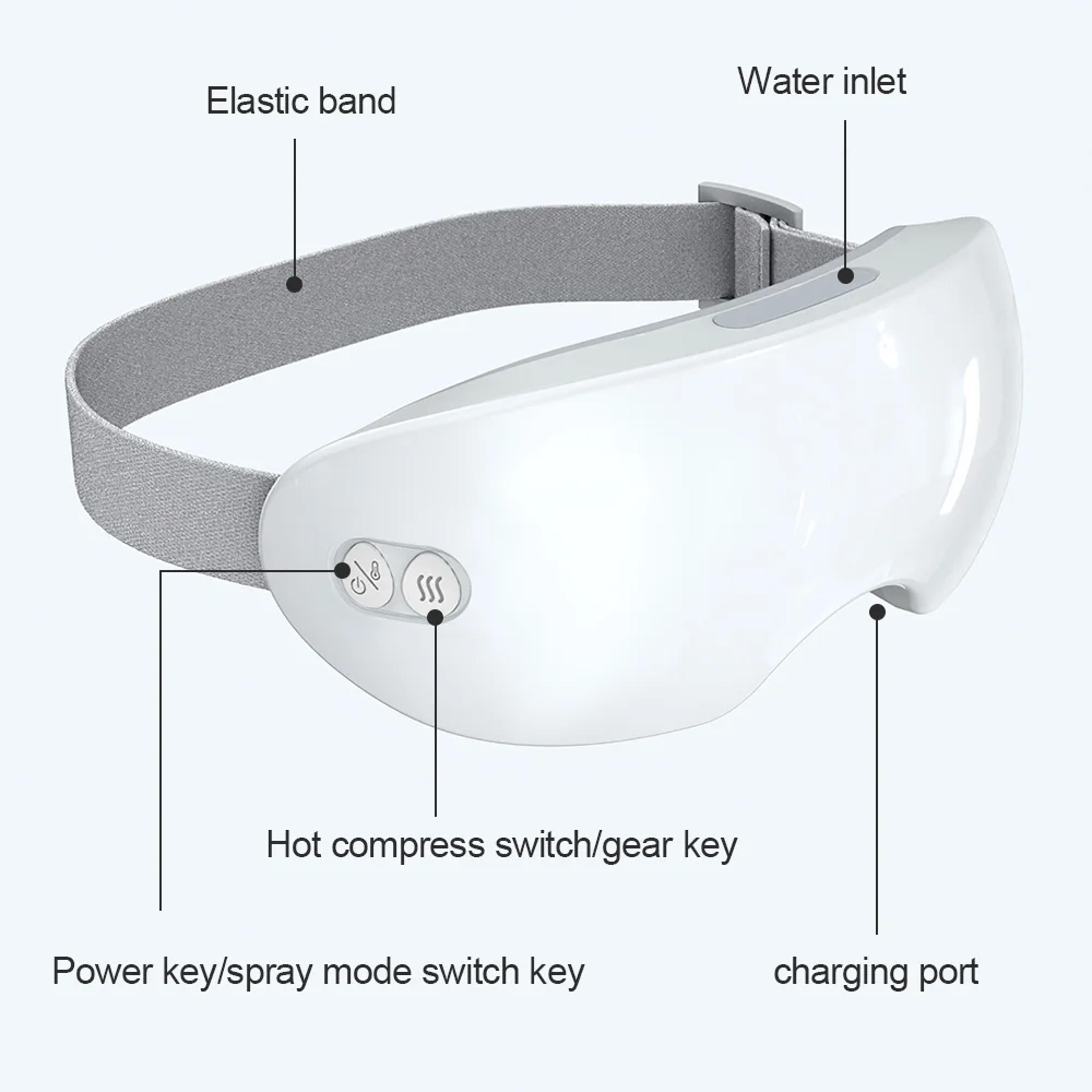 Smart Steam Eye Massager Heated Vibration Mask For Dry Eye Relief And Relaxation Therapy 2