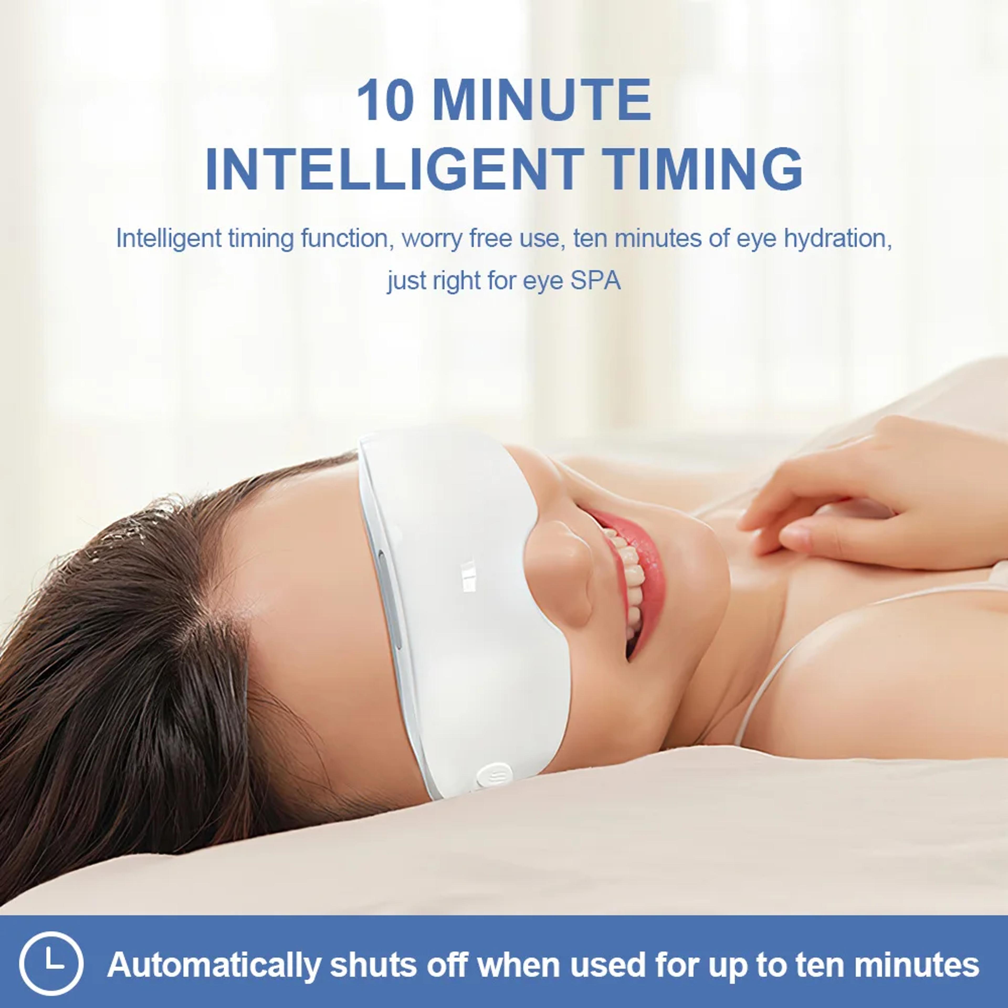 Smart Steam Eye Massager Heated Vibration Mask For Dry Eye Relief And Relaxation Therapy 6