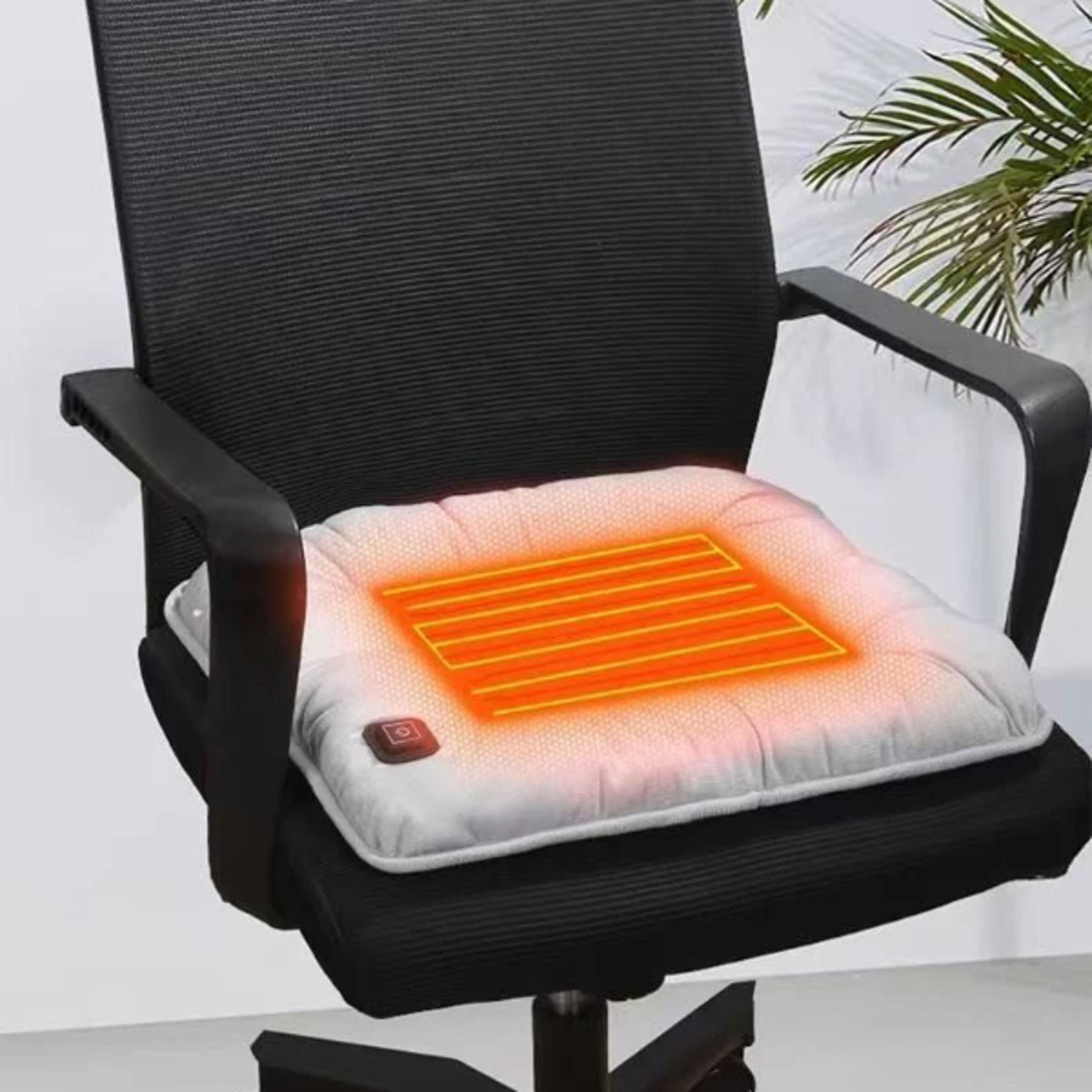 graphene heated car seat cushion usb quick heat plush pad for winter driving home office comfort