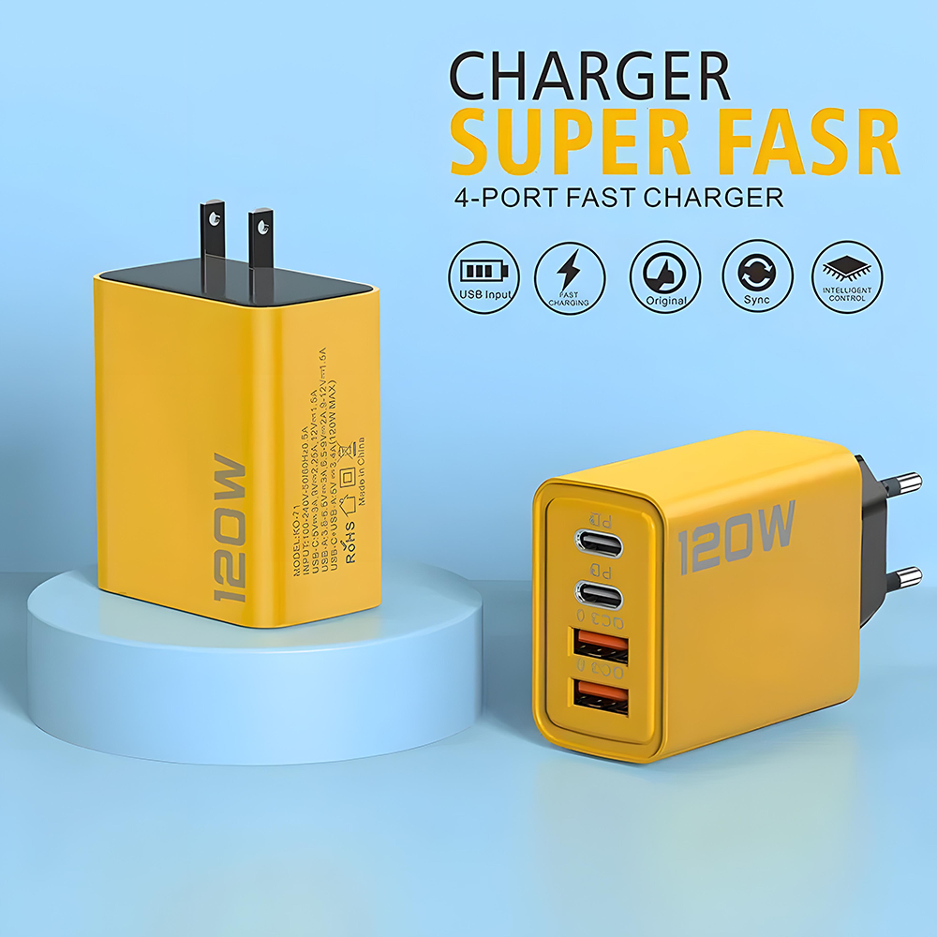 Multi Port USB C Charger PD Fast Charging Adapter With QC30 Power Delivery For Phones Tablets And T 3