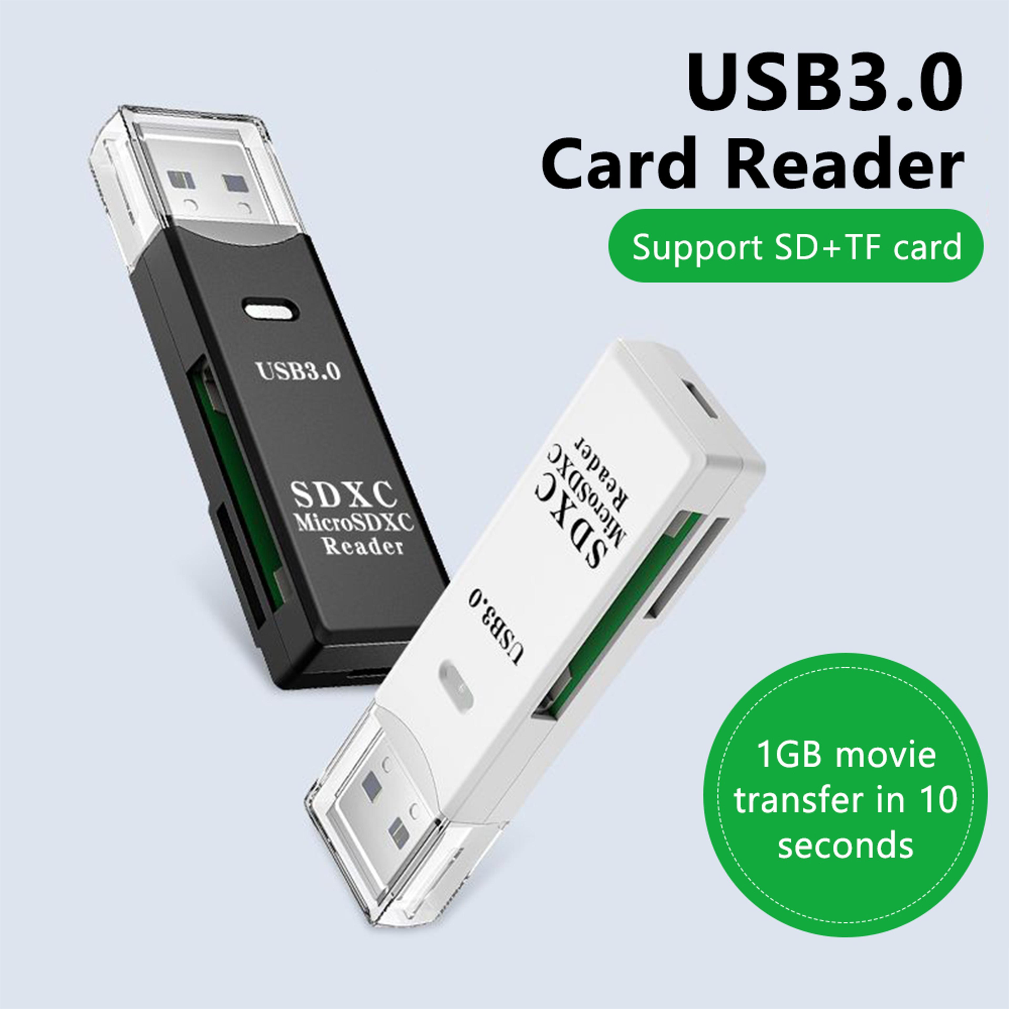 2 In 1 USB 30 Card Reader For Micro SD And TF Cards High Speed Adapter 2