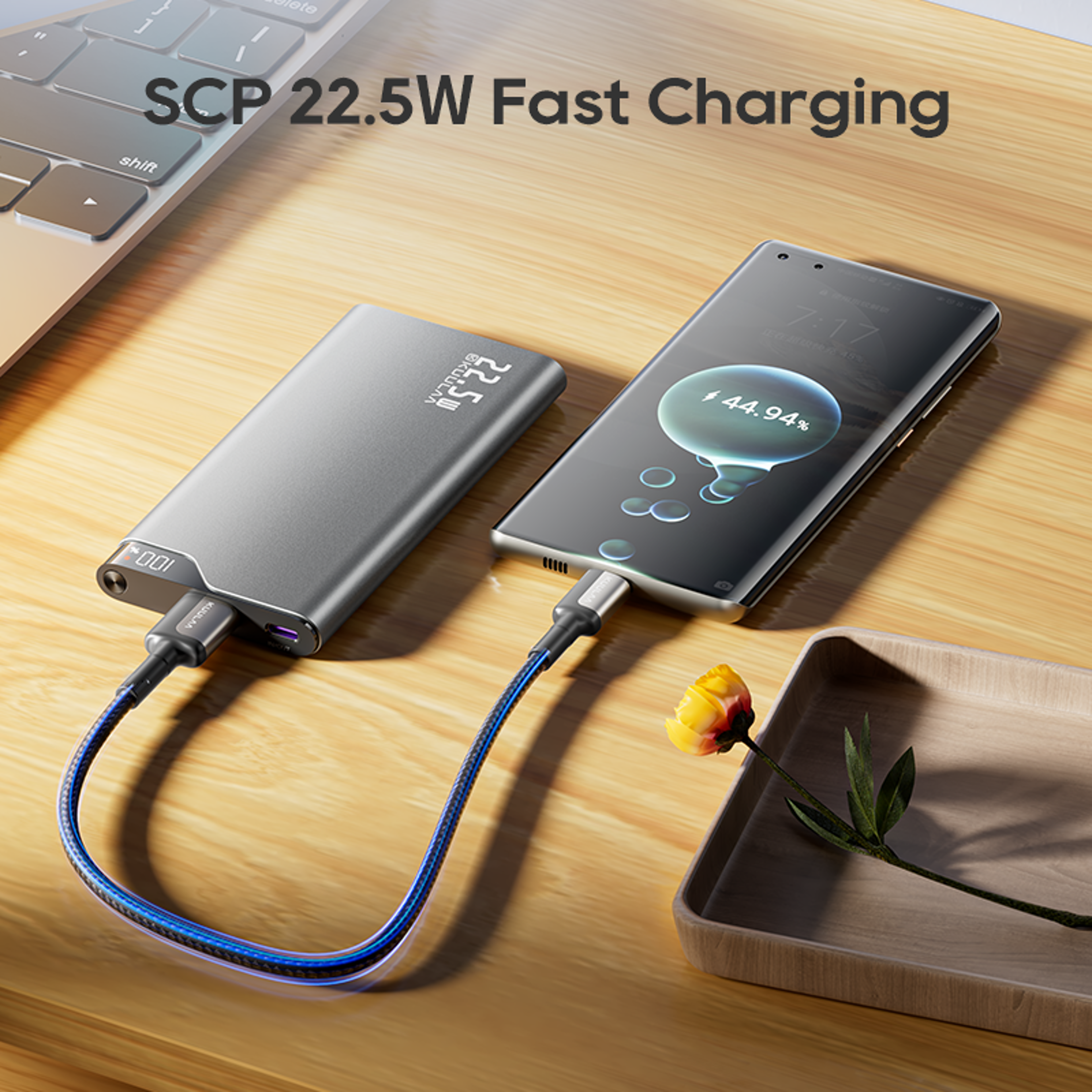 UltraSlim Power Bank Portable Charger With 225W Fast Charging  Digital Display 3