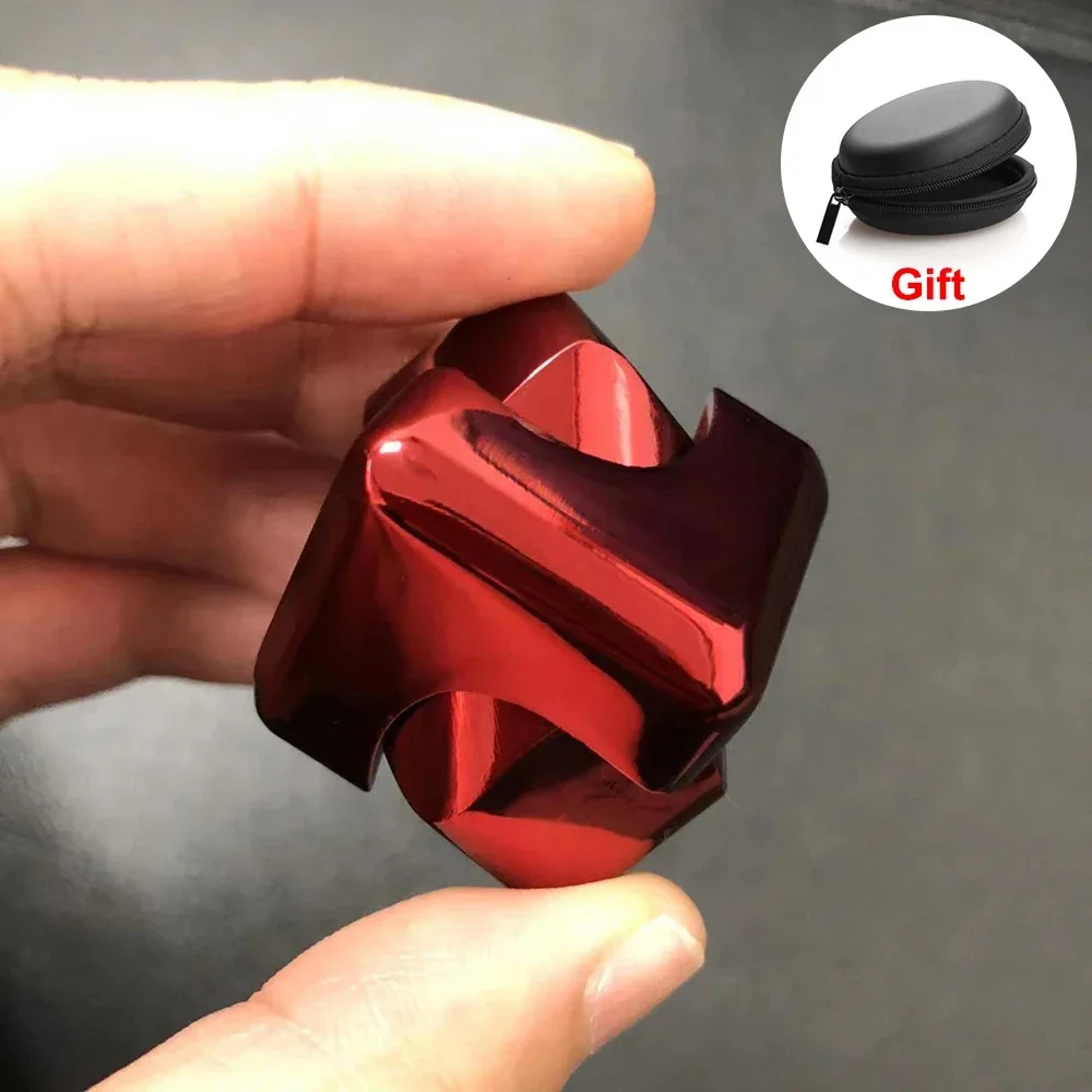 Alloy Cube Spinner Fidget Toy Portable Stress Relief For Adults Office  Travel 11