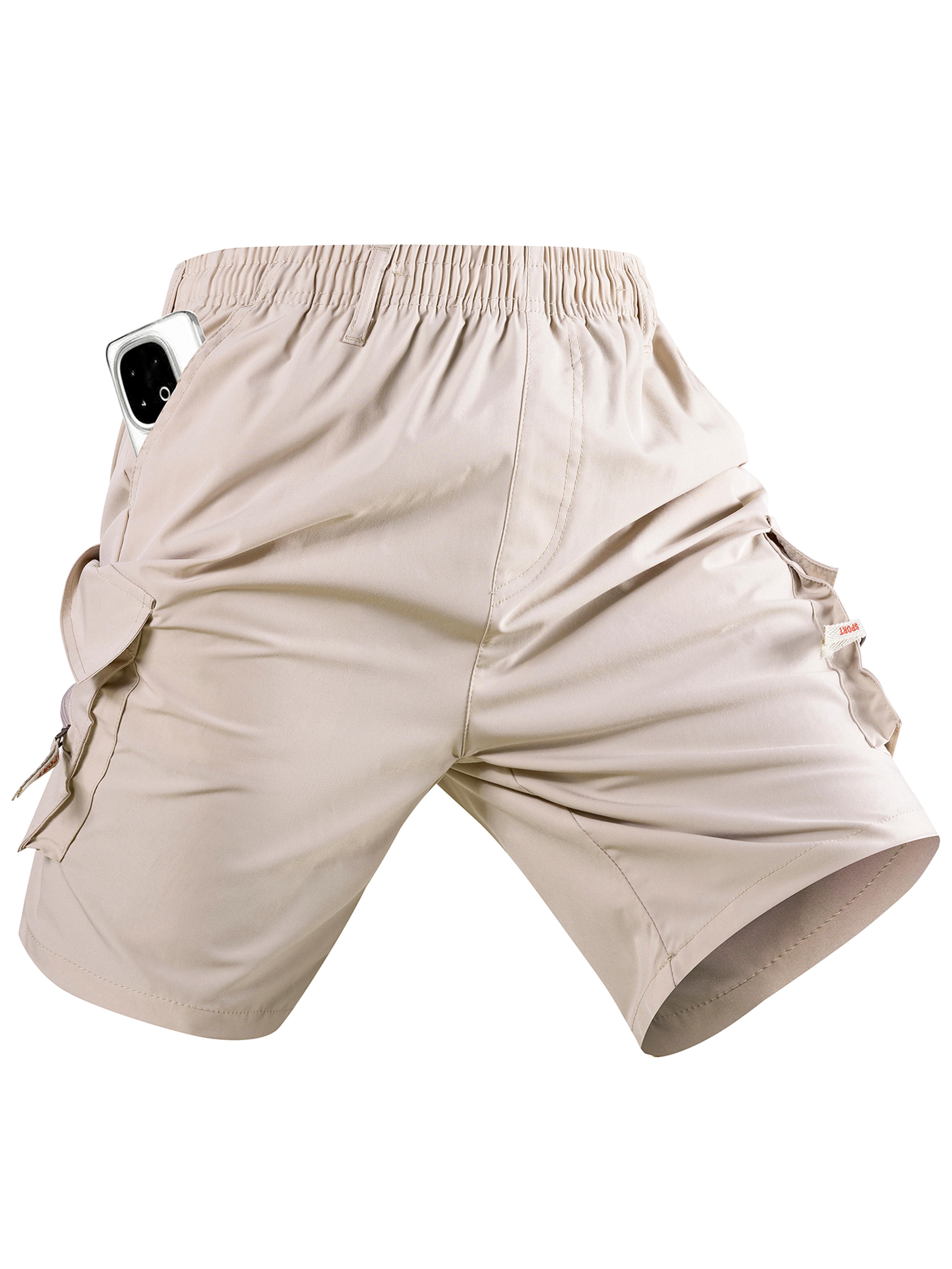 Mens Camouflage Cargo Shorts Tactical Outdoor Work Shorts Lightweight Summer Fit 1
