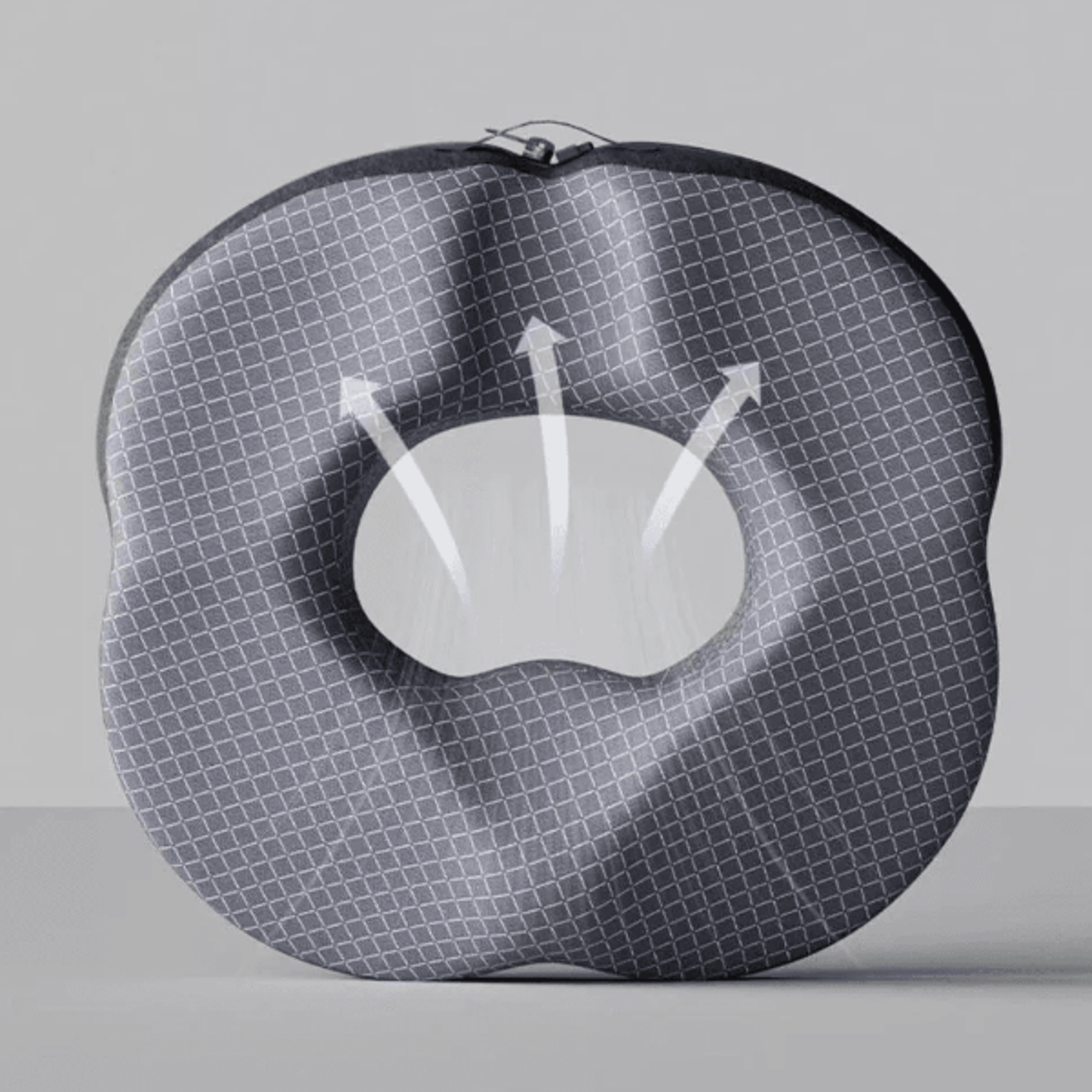 Orthopedic Donut Seat Cushion Memory Foam Pillow for Tailbone Relief and Comfortable Sitting