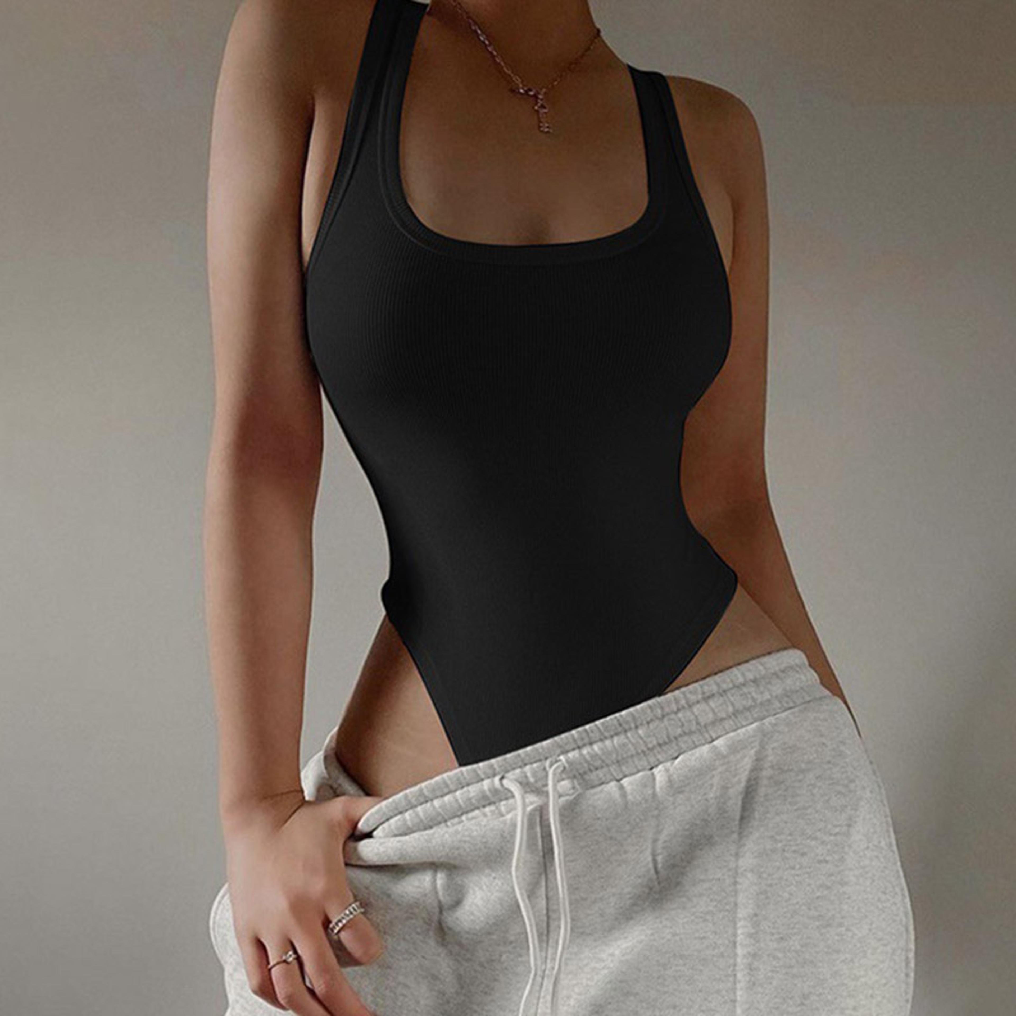 Off Shoulder Halter Bodysuit Bodycon Knit One Piece For Summer Clubwear 0
