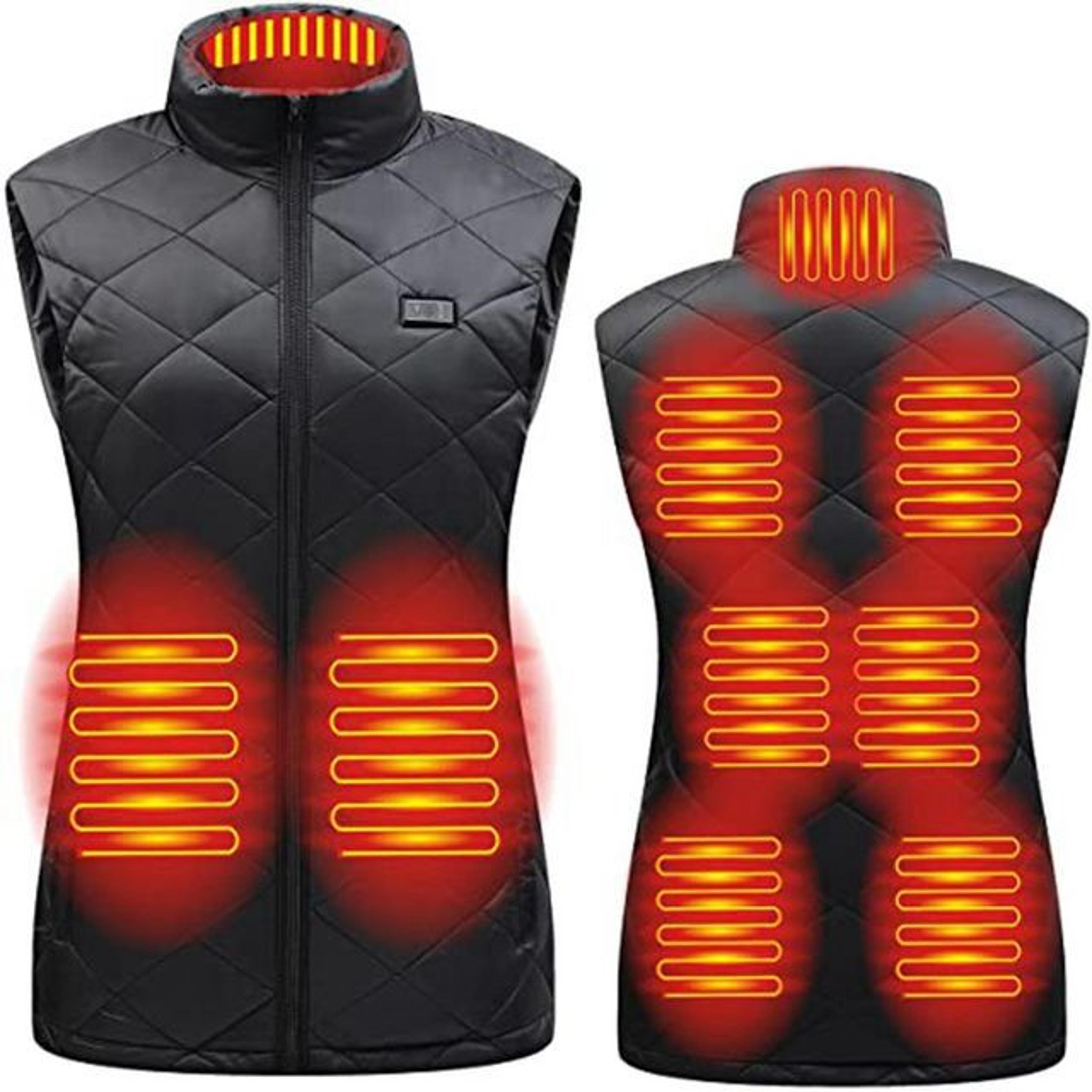 Womens USB Heated Vest With Infrared Heating And Pockets 6