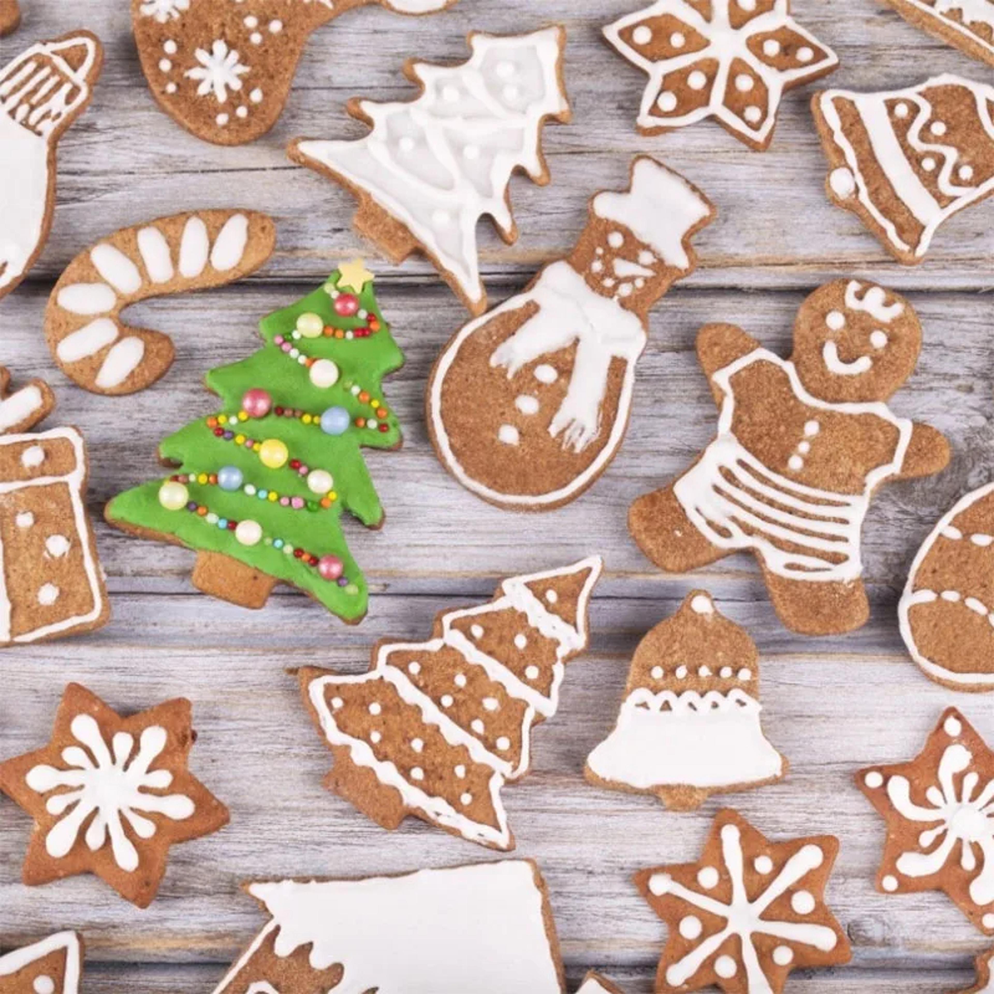 5pcs christmas cookie cutter set