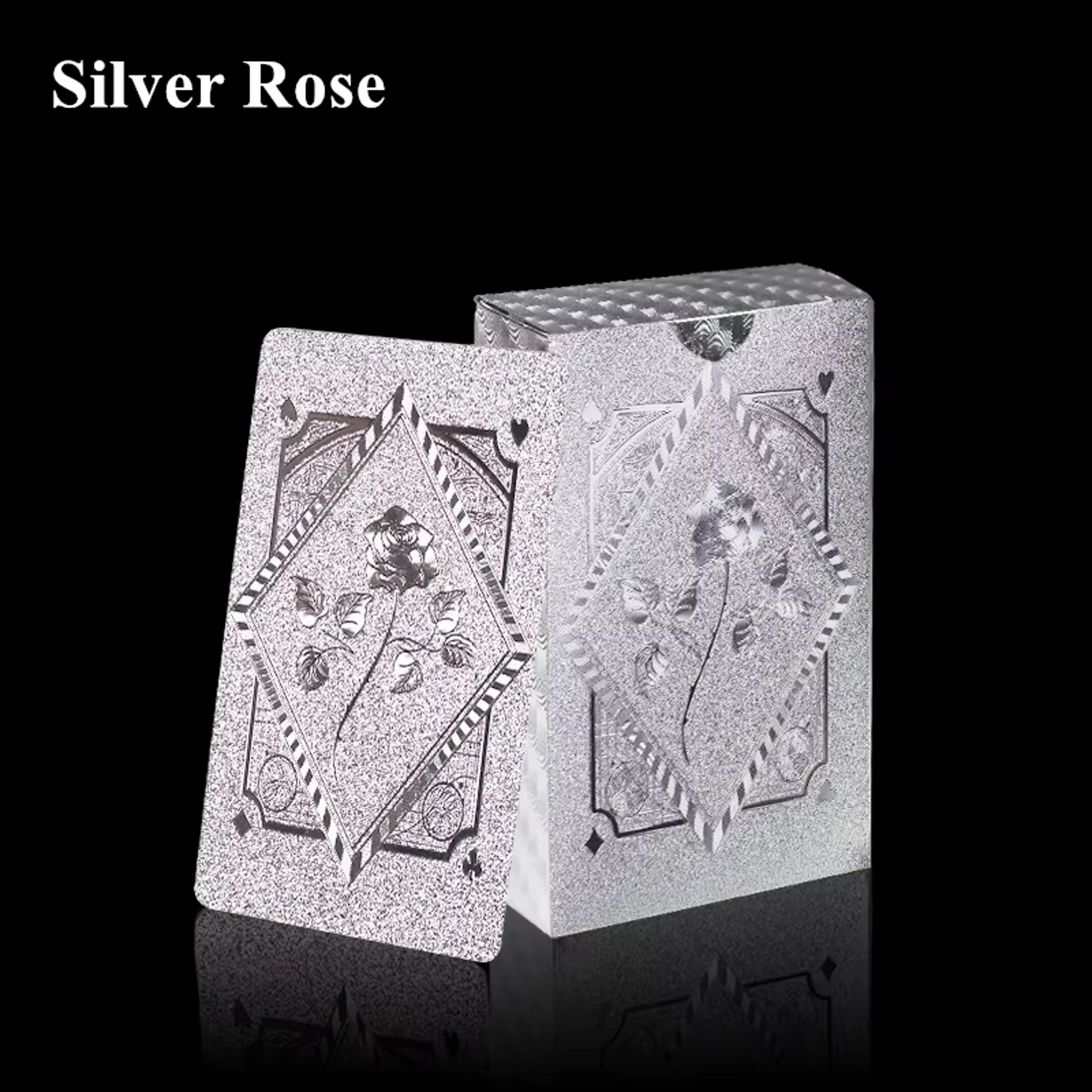 Premium Black Gold Playing Cards Waterproof Poker Deck For Magic  Board Games 8