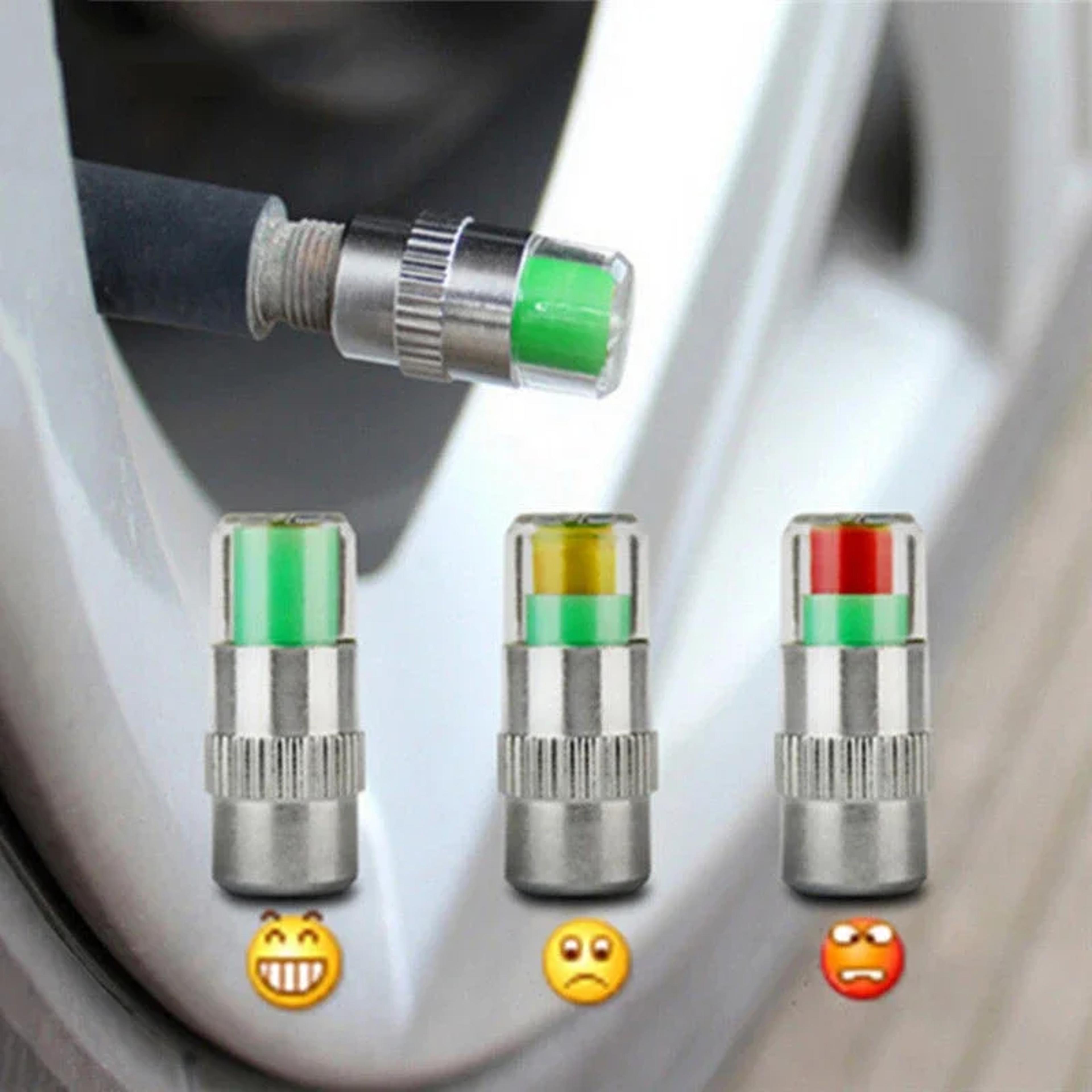 premium car tire pressure sensor valve caps real time tpms alert