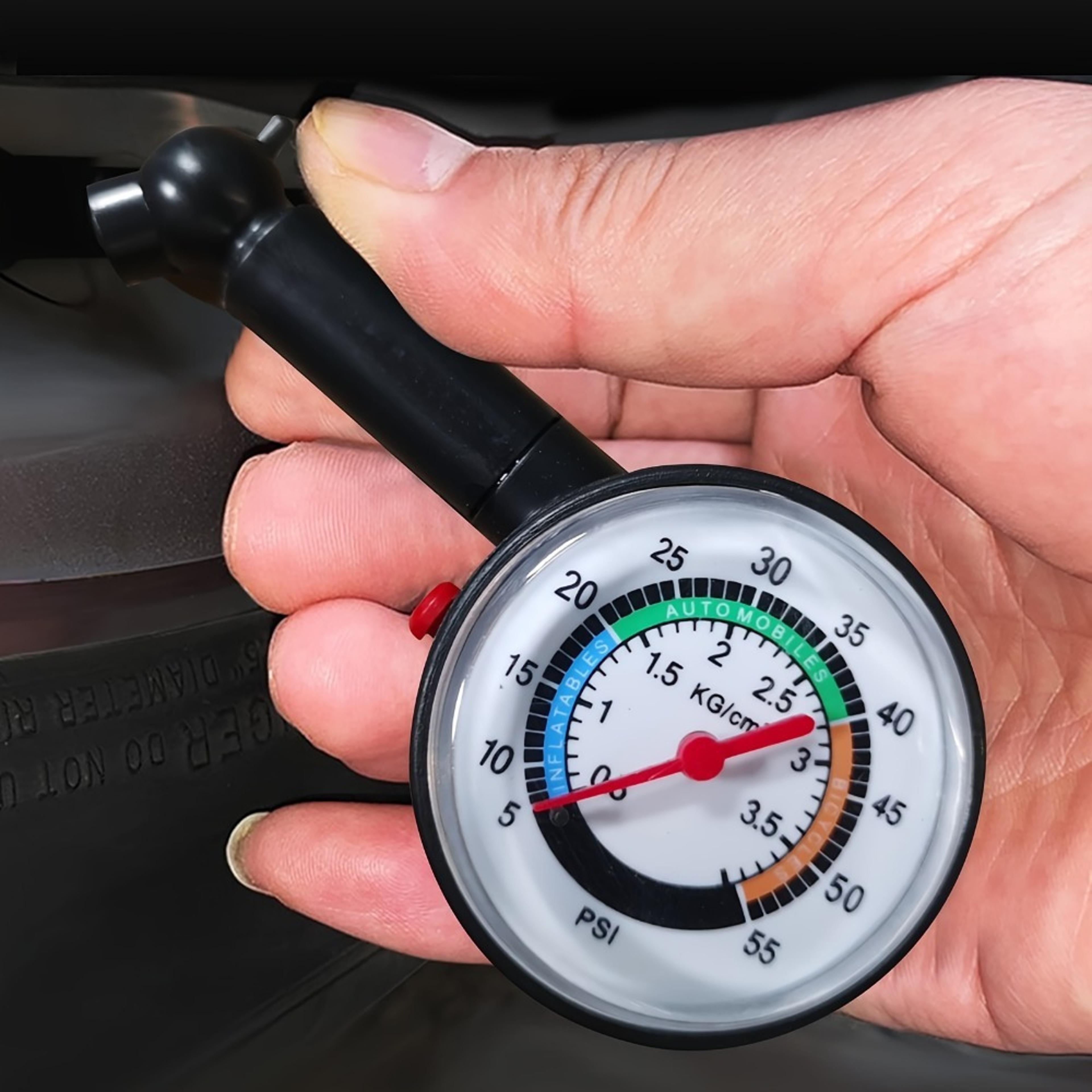precision drive tire pressure gauge high accuracy tire pressure monitor for cars, suvs & motorcycles