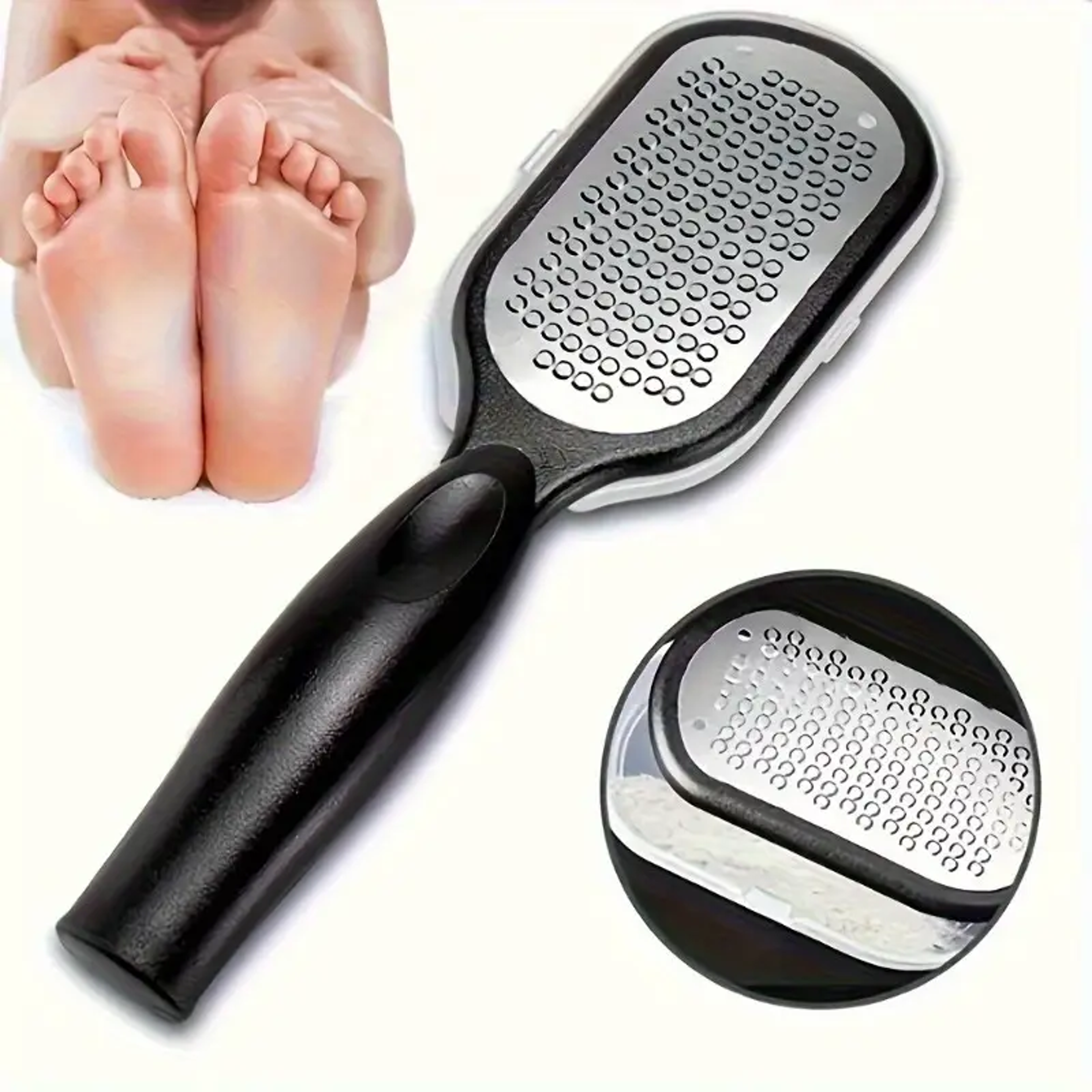 Stainless Steel Foot File Callus Remover For Smooth Heels And Professional Home Pedicure 3