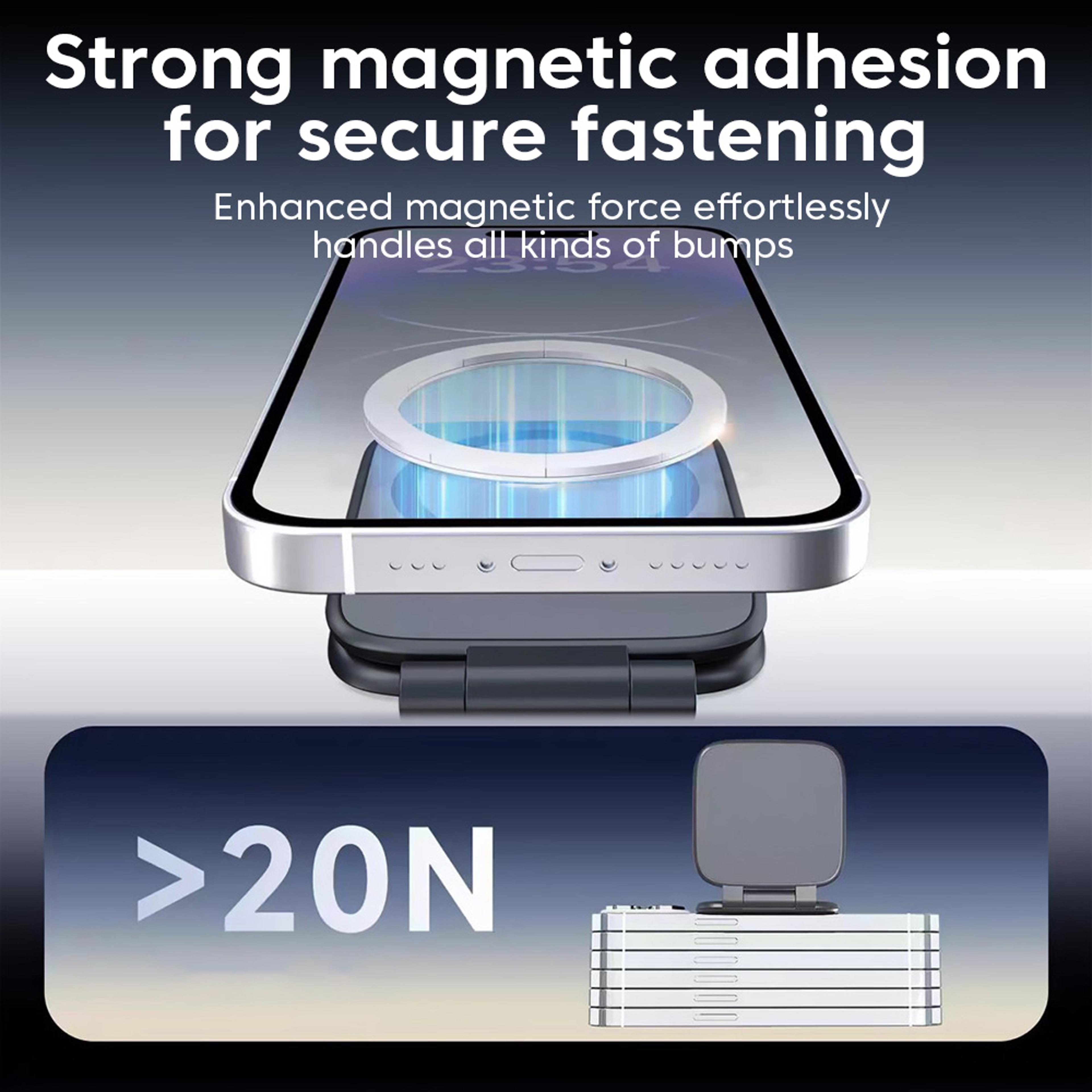 MagFold Ultra Slim Magnetic Car Phone Mount For Dashboard  Navigation 6