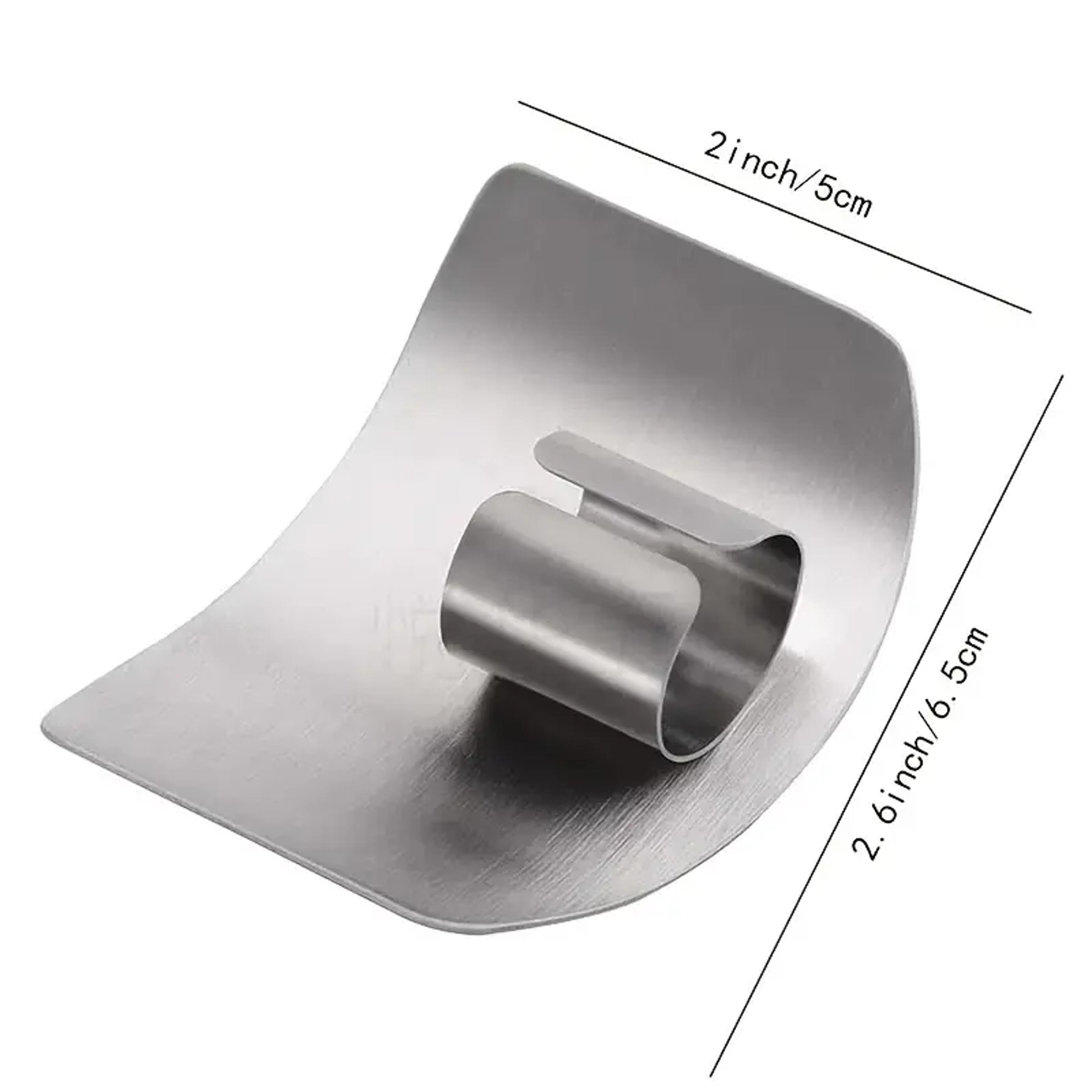 Safe Slice Stainless Steel Finger Guard For Vegetable Cutting And Kitchen Prep 2