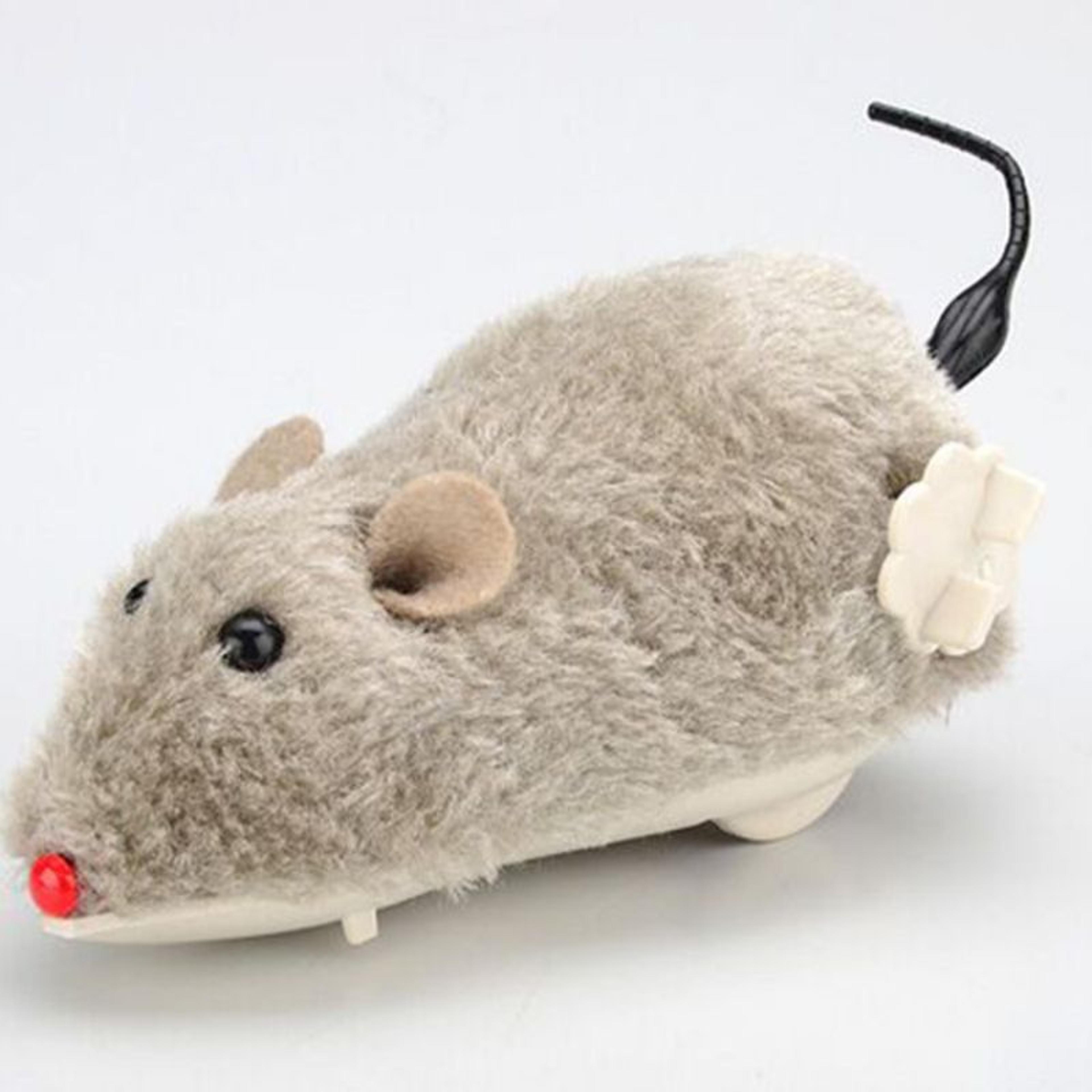 Realistic Plush Mouse Cat Toy For Interactive Pet Play  Hunting Fun 4