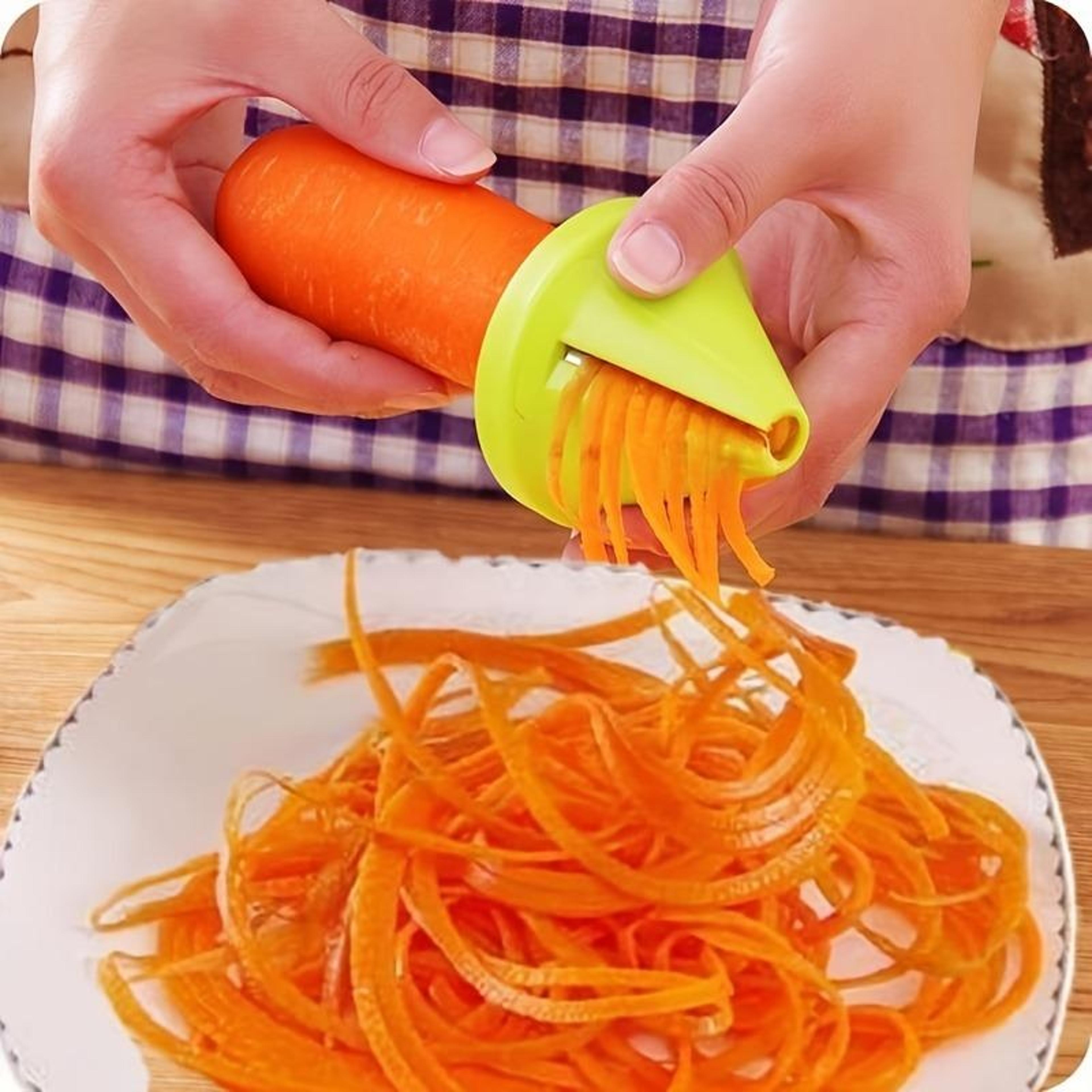 freshtwist rotary vegetable slicer & spiral peeler for fruits, potatoes and salads