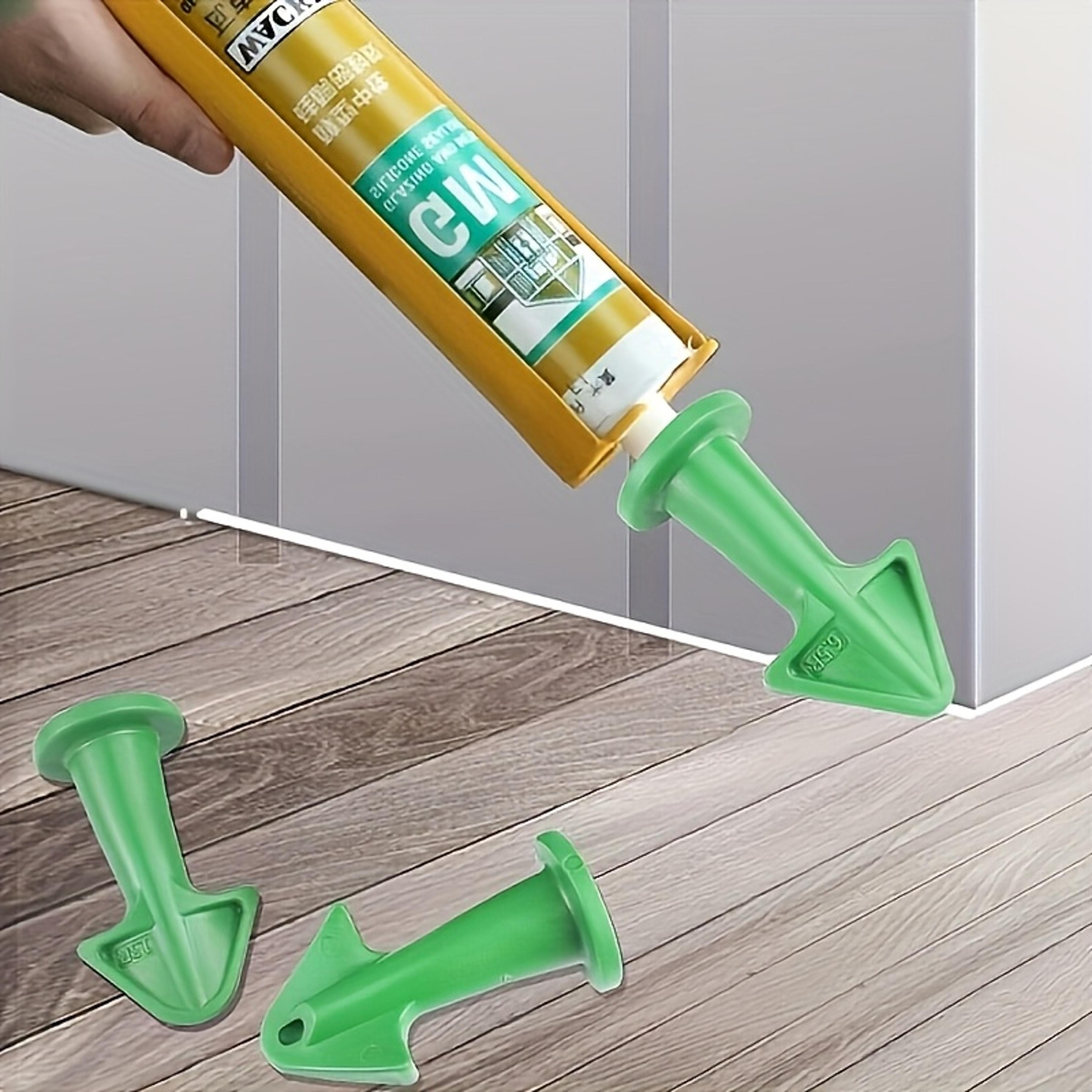 premium silicone caulk applicator set precision sealant finishing & grout scraper tool