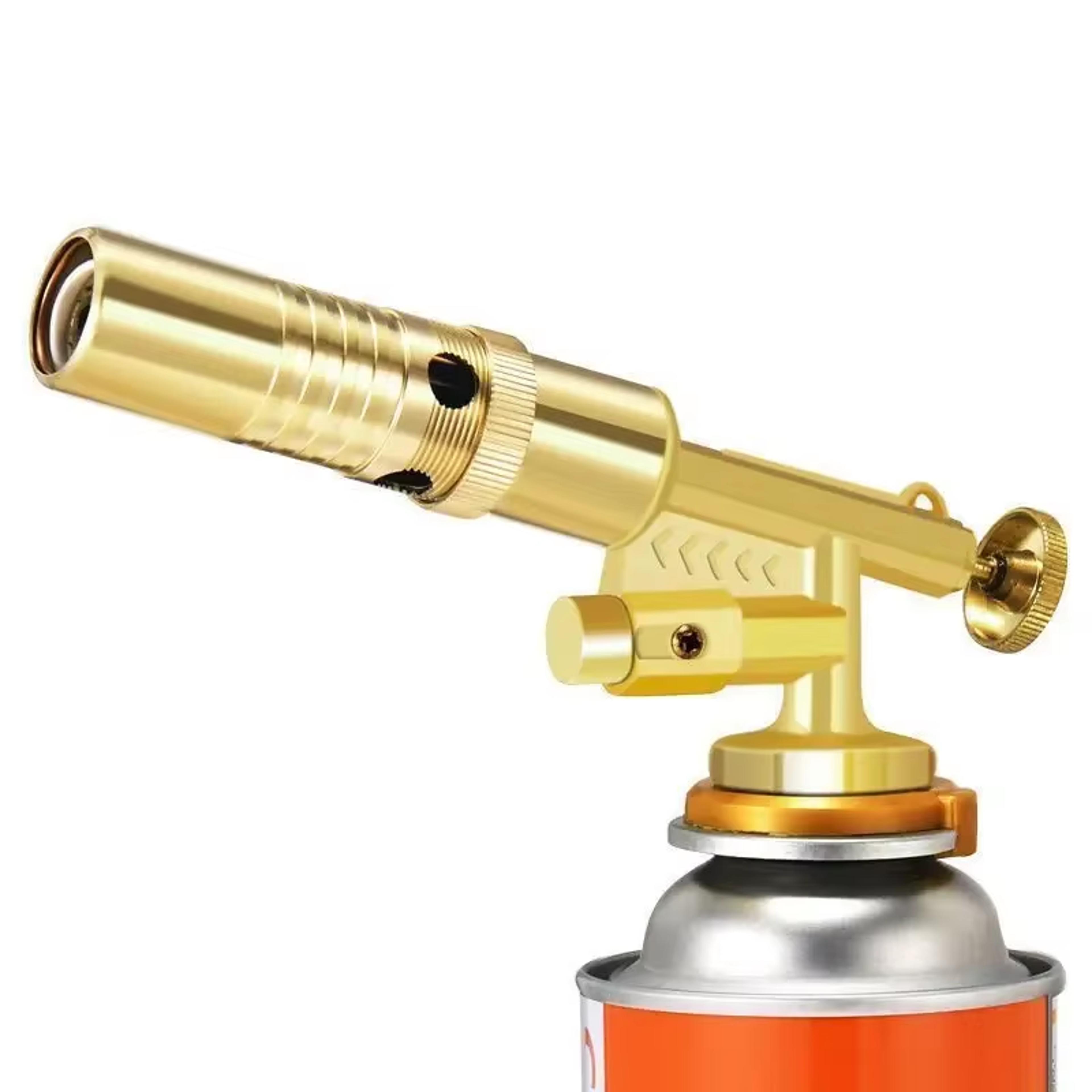 outdoor pro butane flame torch portable high heat gas burner for camping & bbq welding