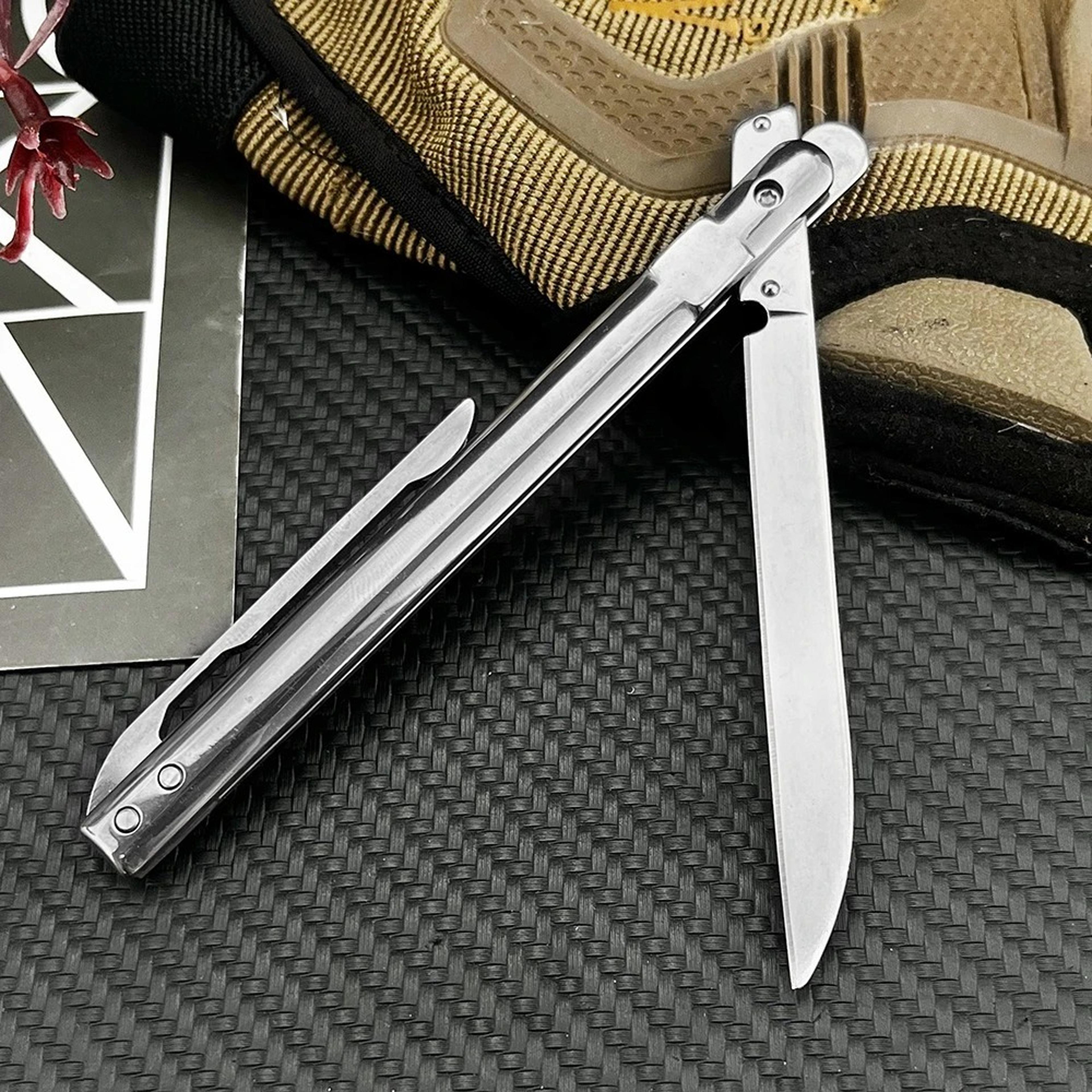 Premium Outdoor Survival Knife  Multipurpose Camping Tool Portable Hiking Fishing Knife  Folding Po 2