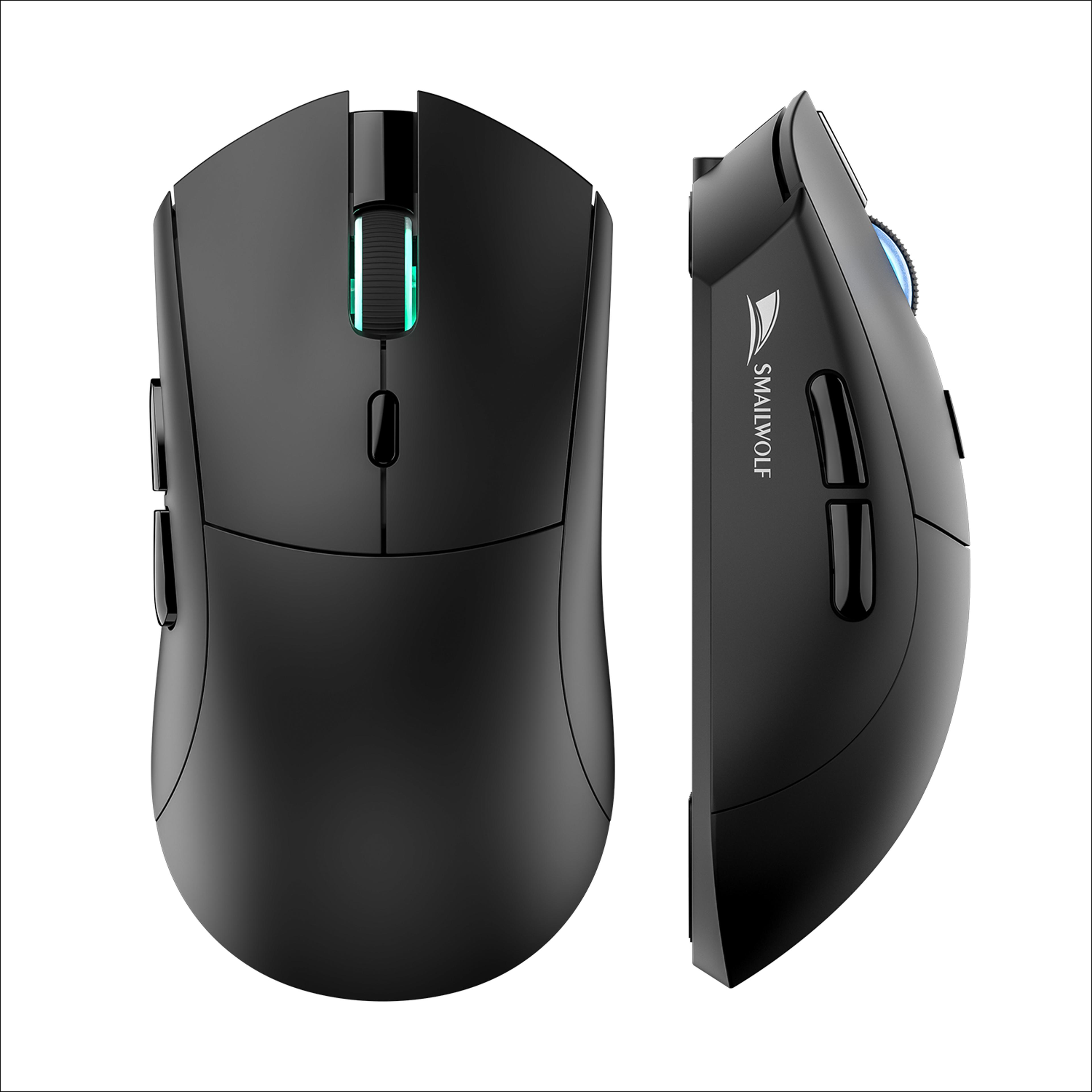 smailwolf rs7 tri-mode wireless gaming mouse with sensor & programmable macros